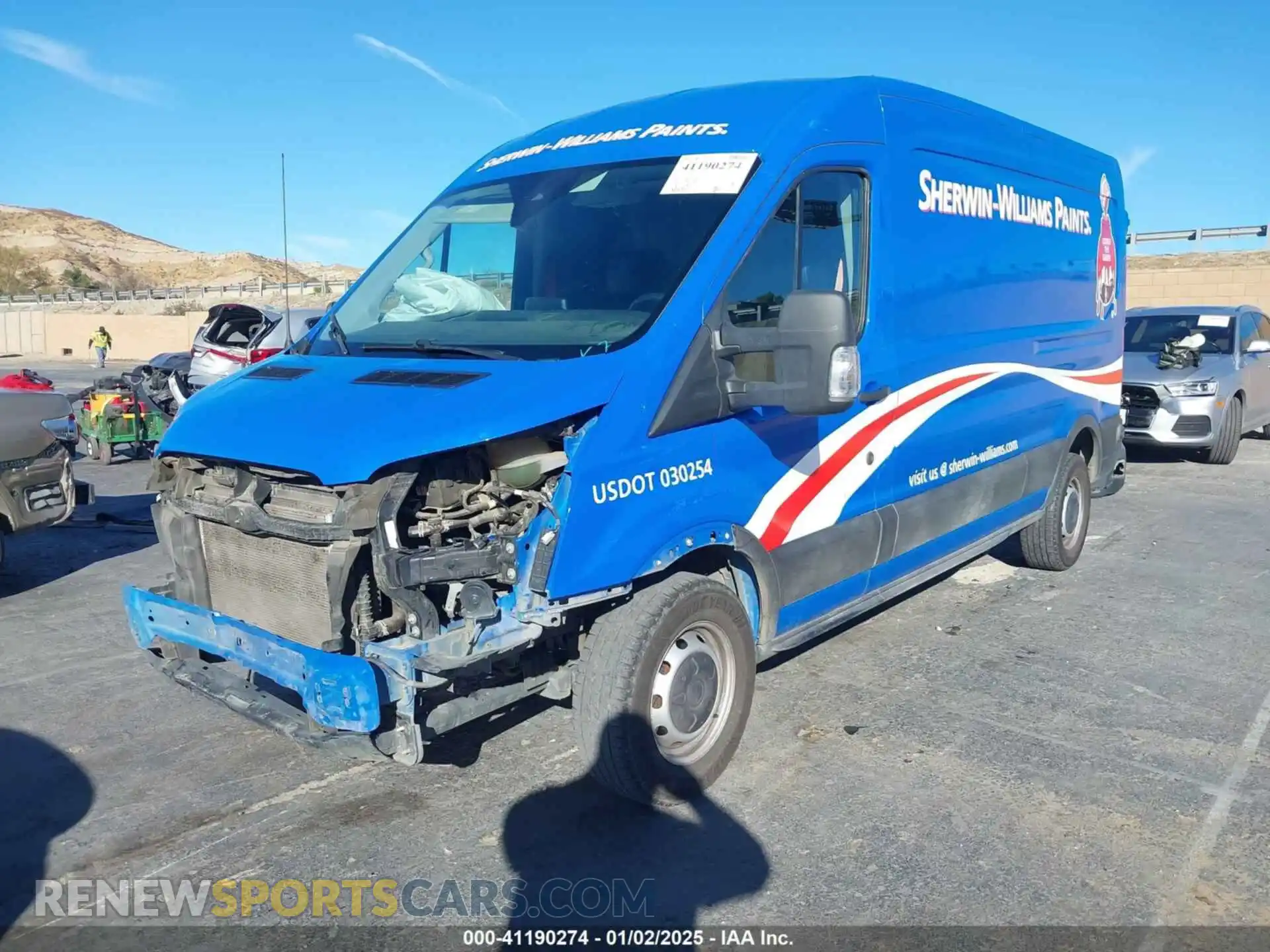 2 Photograph of a damaged car 1FTBR1C89LKB62644 FORD TRANSIT-250 2020