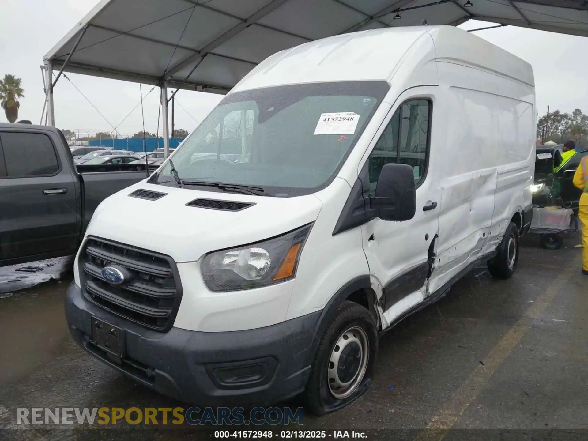 2 Photograph of a damaged car 1FTBR1X82LKB60762 FORD TRANSIT-250 2020