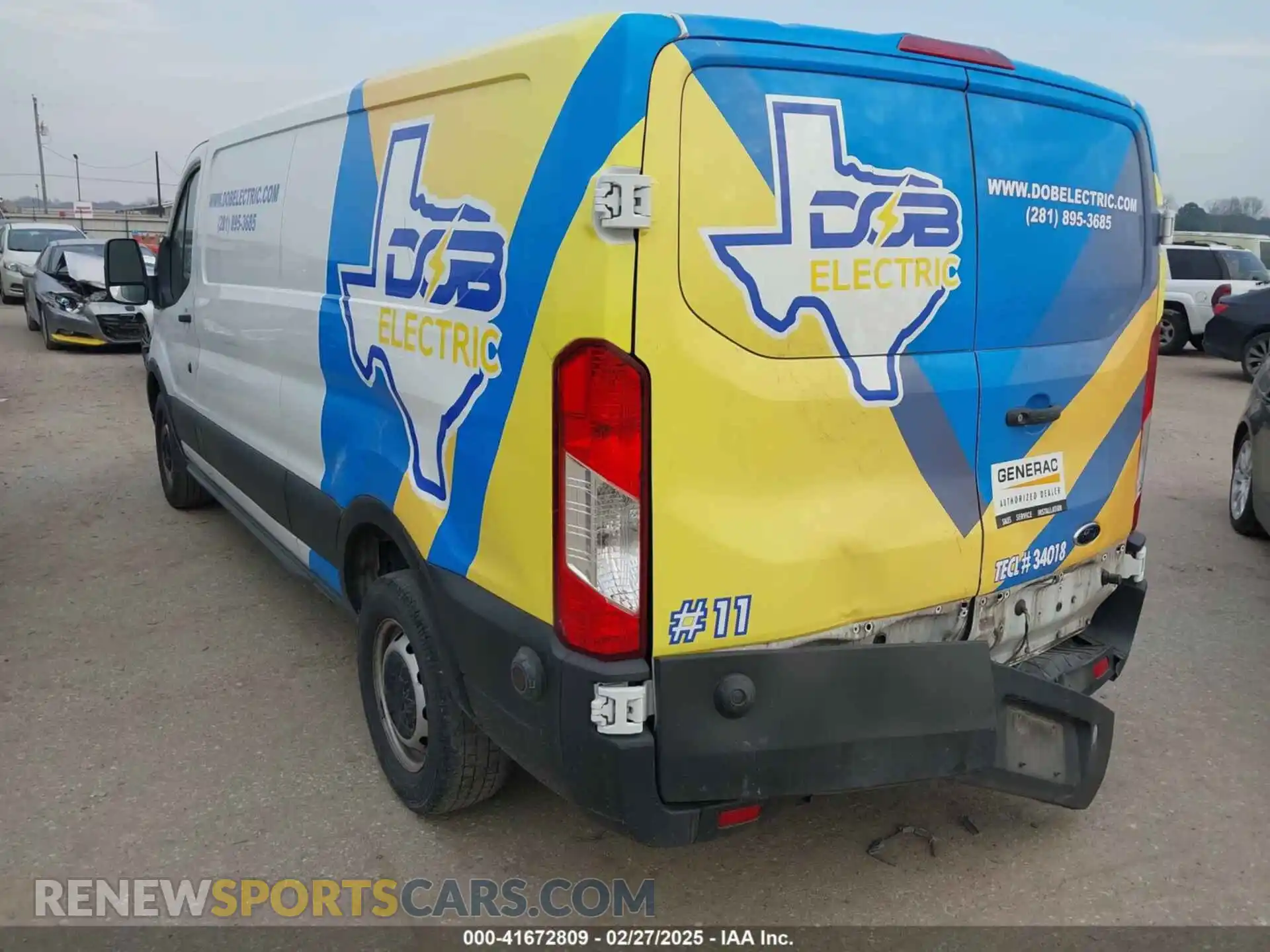 3 Photograph of a damaged car 1FTBR1Y80LKA23401 FORD TRANSIT-250 2020