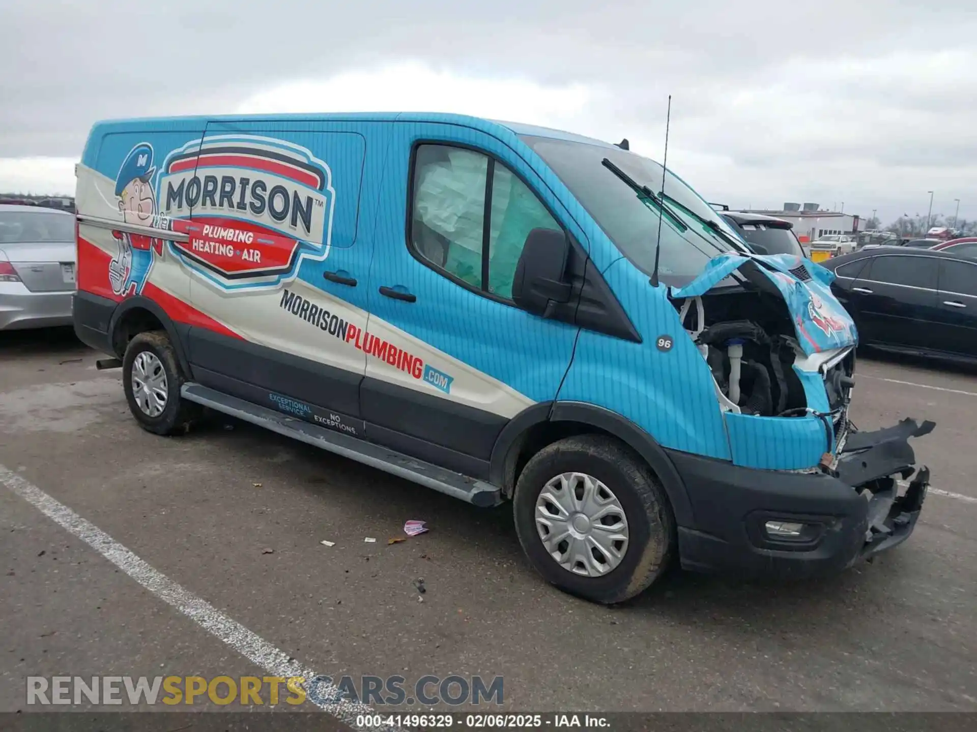 1 Photograph of a damaged car 1FTBR1Y84LKB05972 FORD TRANSIT-250 2020