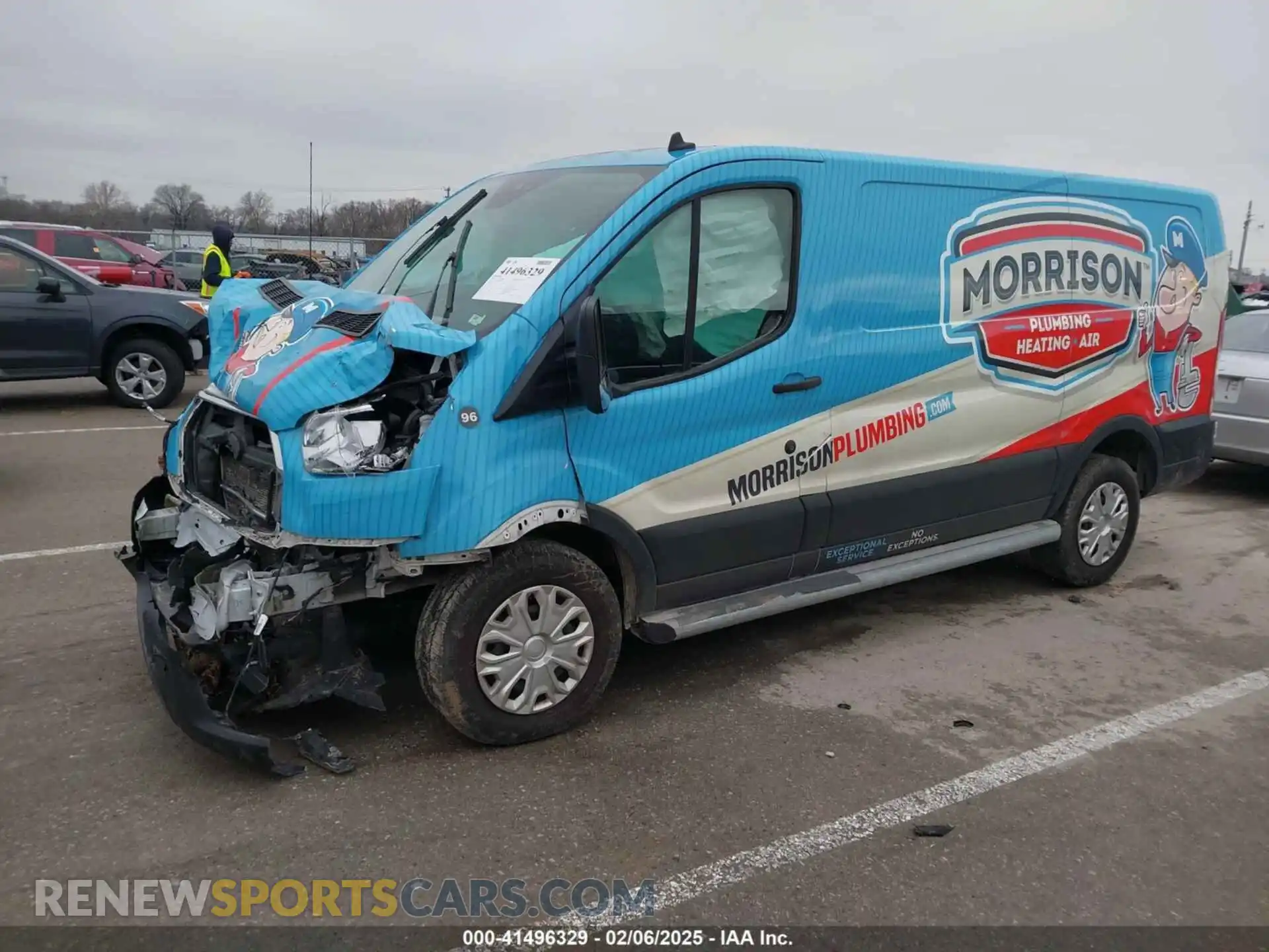 2 Photograph of a damaged car 1FTBR1Y84LKB05972 FORD TRANSIT-250 2020