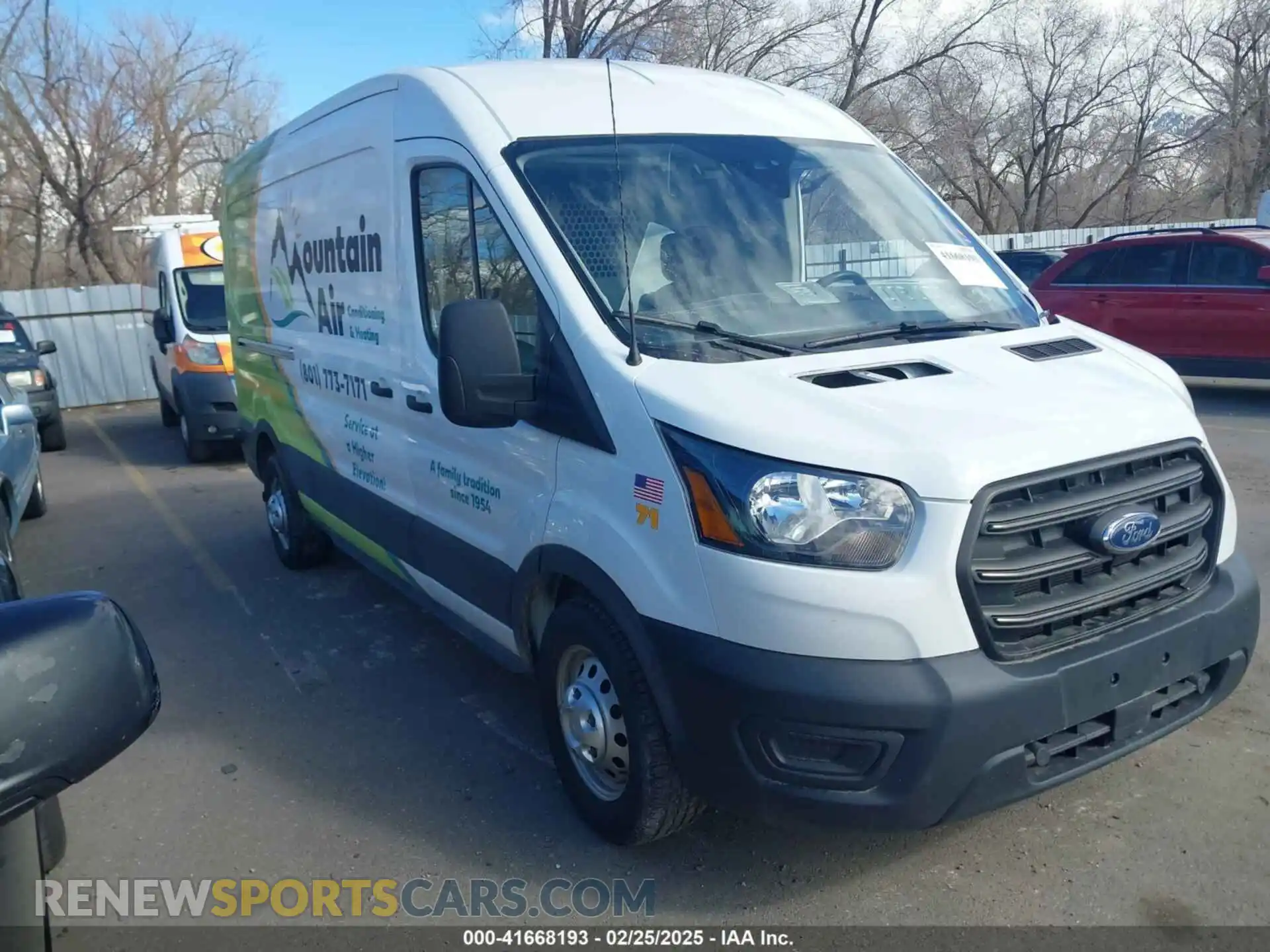 1 Photograph of a damaged car 1FTBR2CG1LKB43034 FORD TRANSIT-250 2020