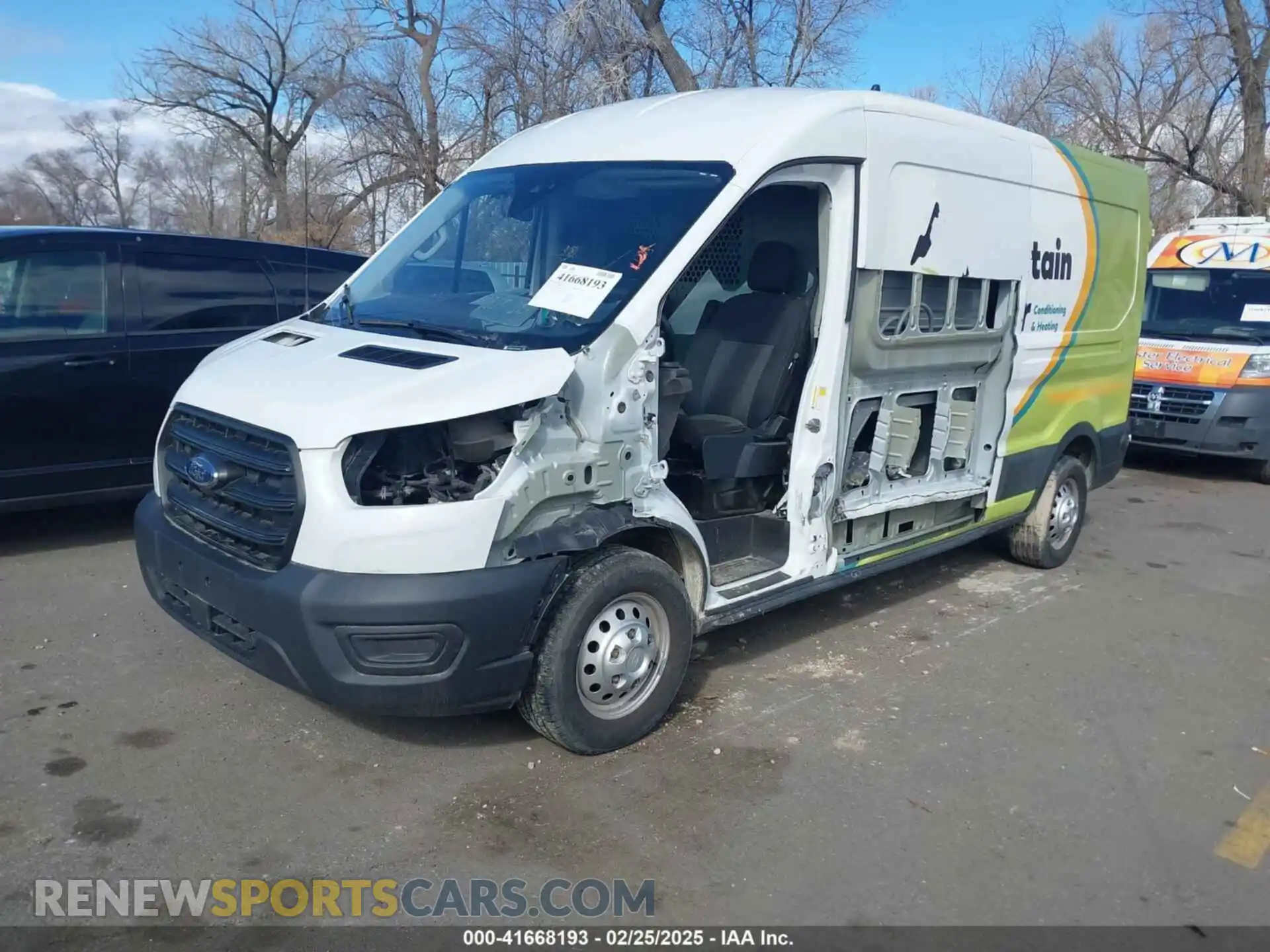 2 Photograph of a damaged car 1FTBR2CG1LKB43034 FORD TRANSIT-250 2020
