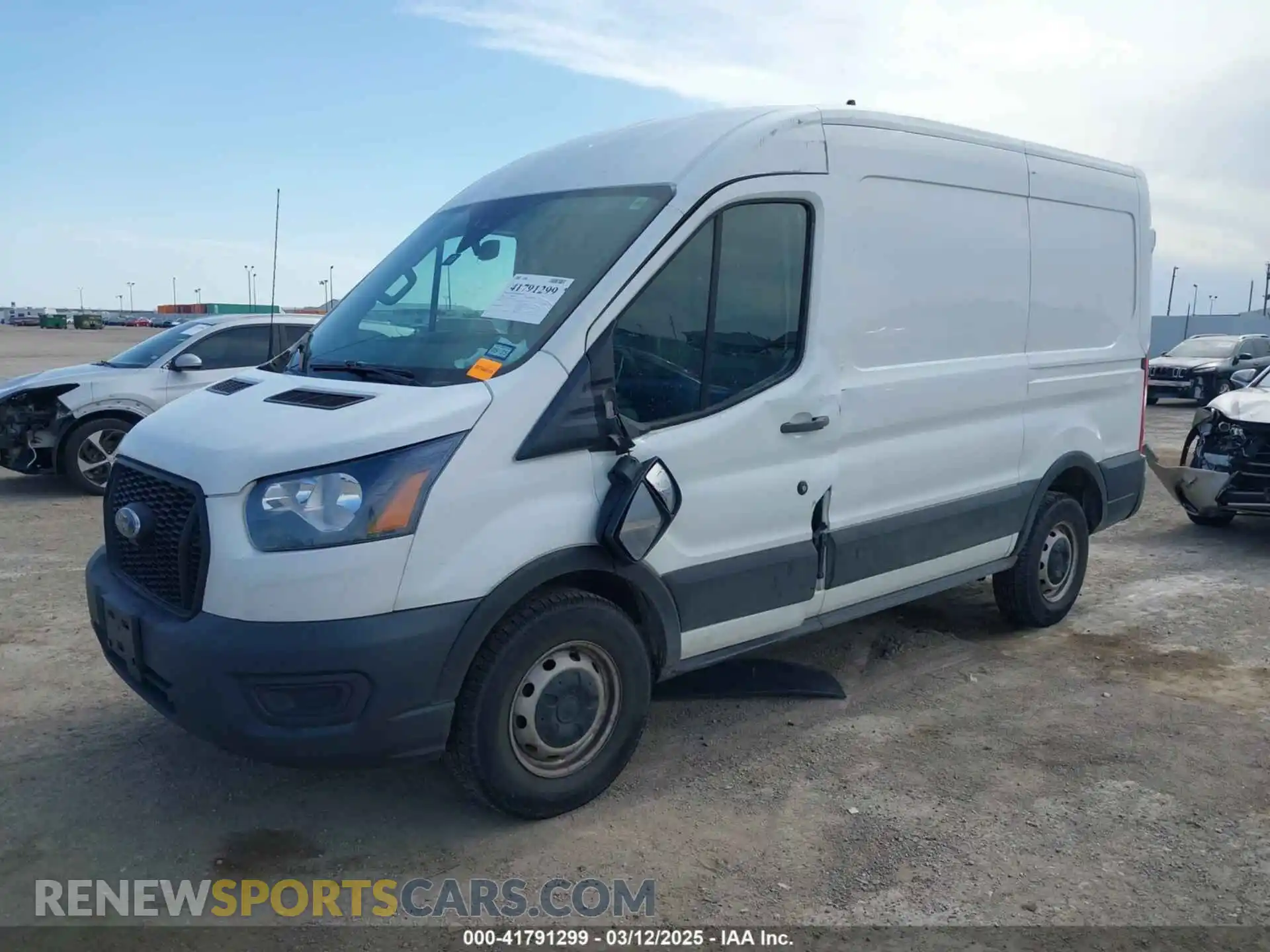 2 Photograph of a damaged car 1FTBR1C89MKA03687 FORD TRANSIT-250 2021