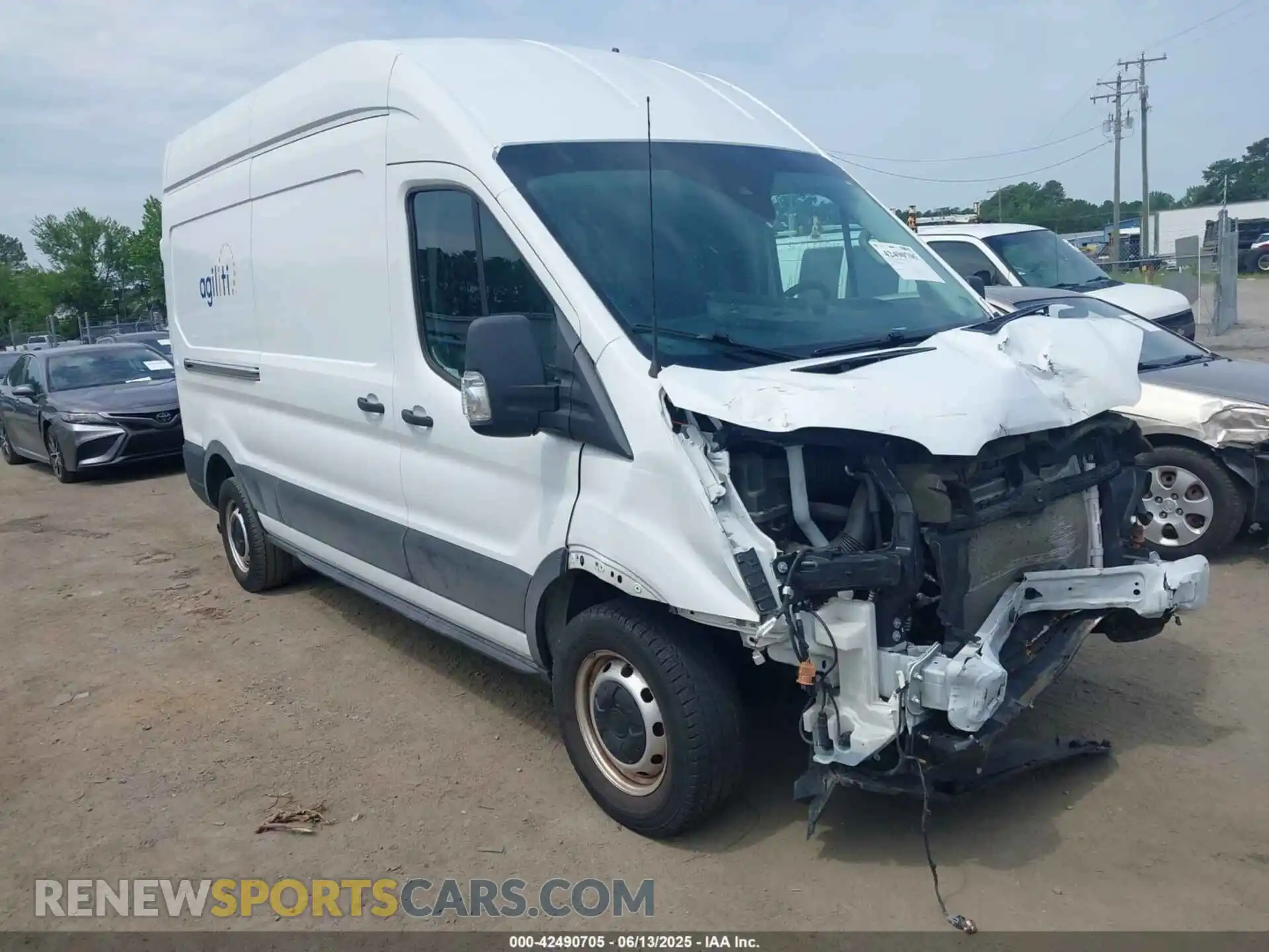 1 Photograph of a damaged car 1FTBR1X86MKA51674 FORD TRANSIT-250 2021