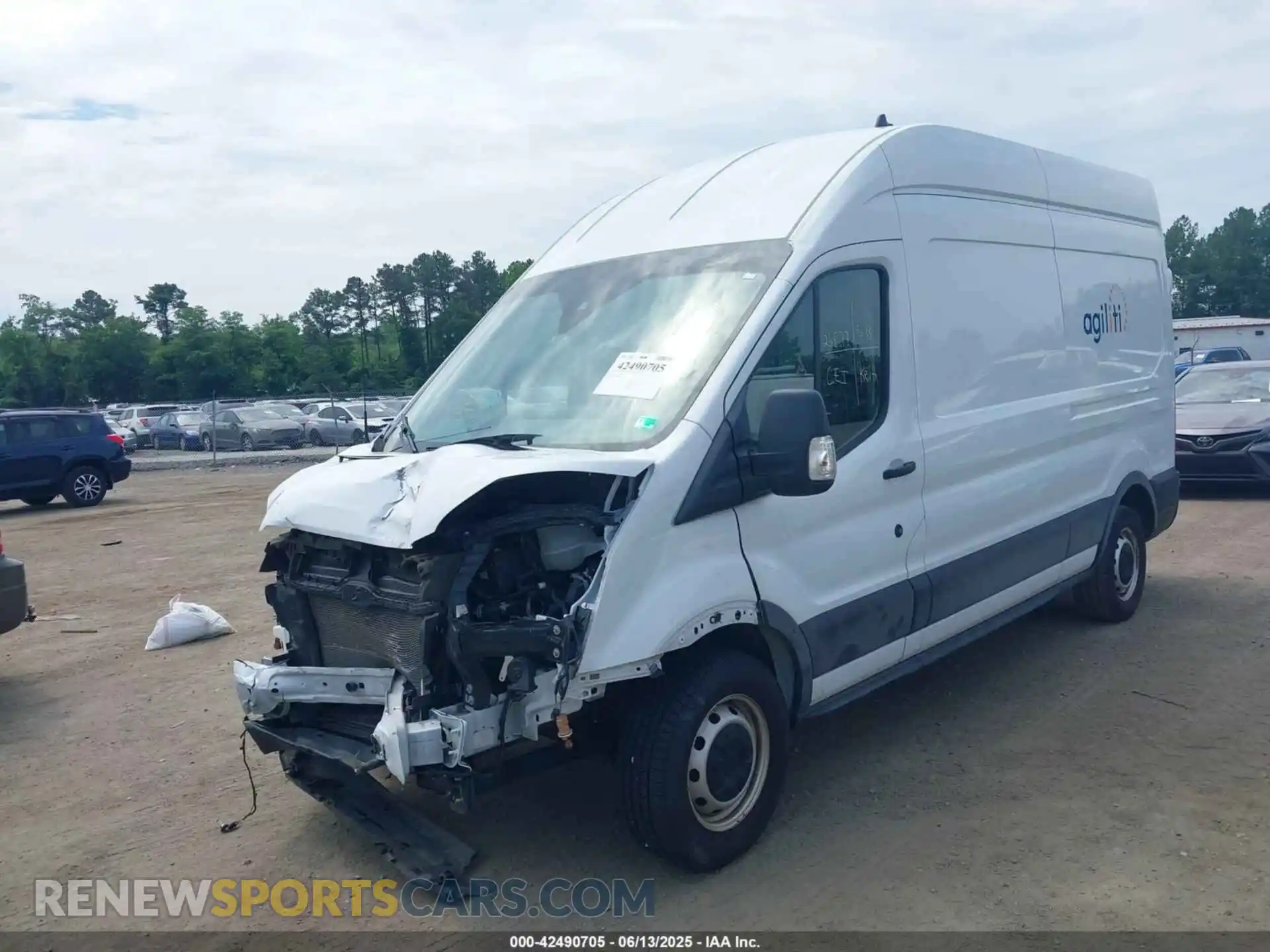 2 Photograph of a damaged car 1FTBR1X86MKA51674 FORD TRANSIT-250 2021