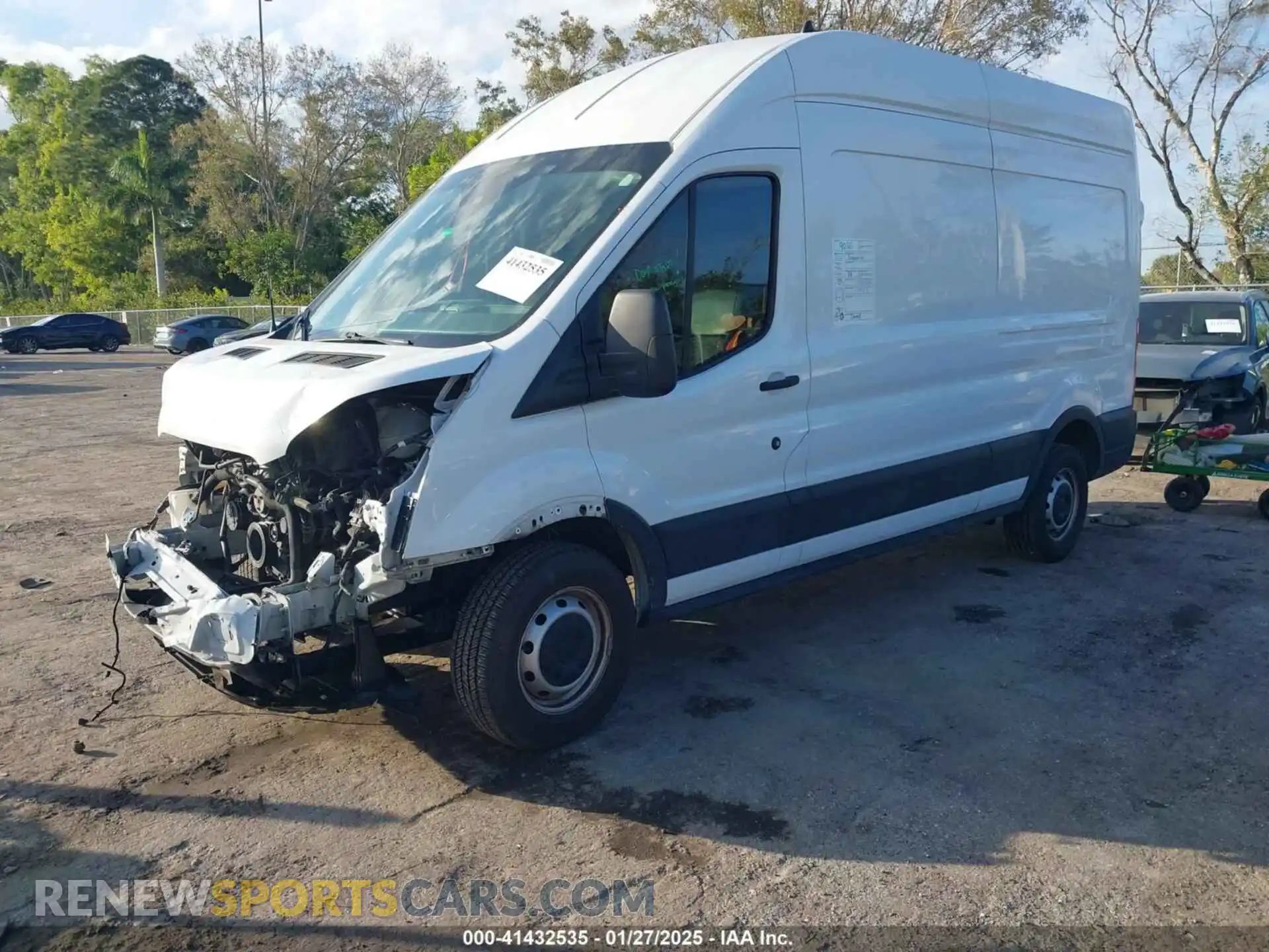 2 Photograph of a damaged car 1FTBR1X87MKA50288 FORD TRANSIT-250 2021