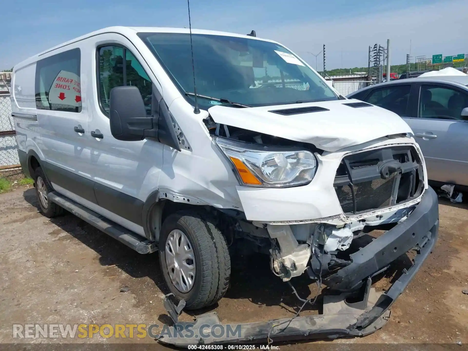 1 Photograph of a damaged car 1FTBR1Y80MKA77248 FORD TRANSIT-250 2021