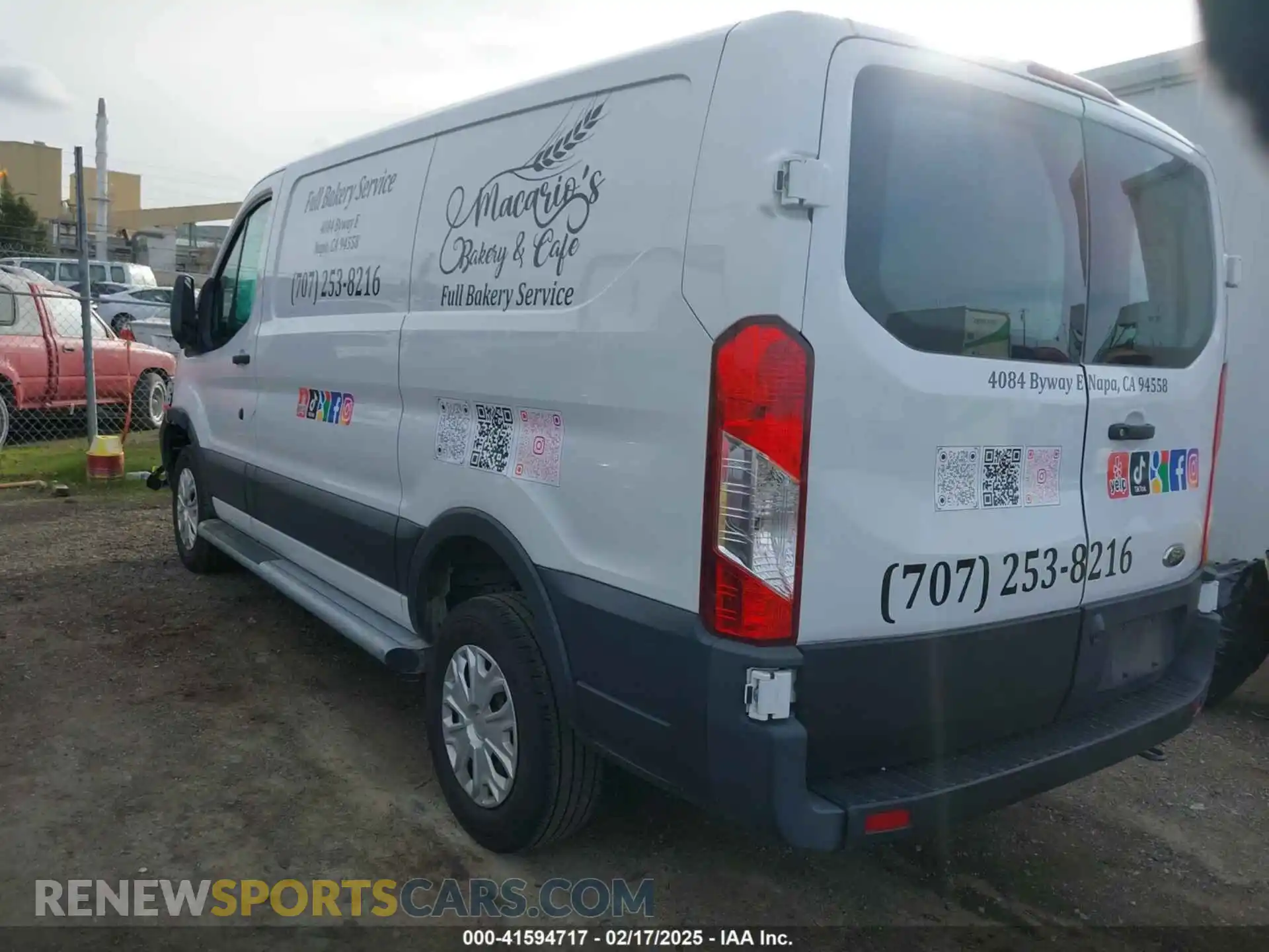 3 Photograph of a damaged car 1FTBR1Y81MKA25014 FORD TRANSIT-250 2021