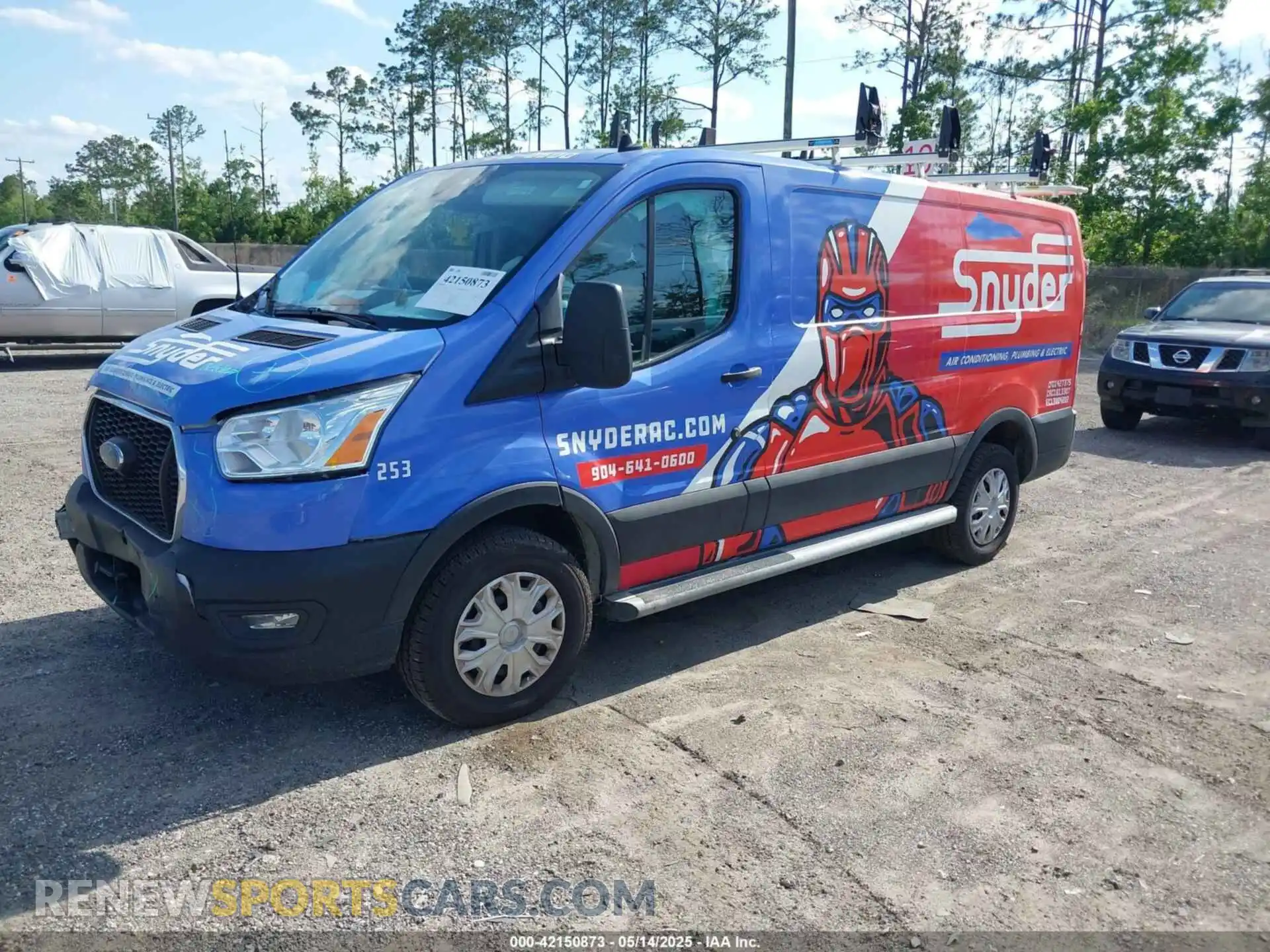 2 Photograph of a damaged car 1FTBR1Y81MKA26244 FORD TRANSIT-250 2021