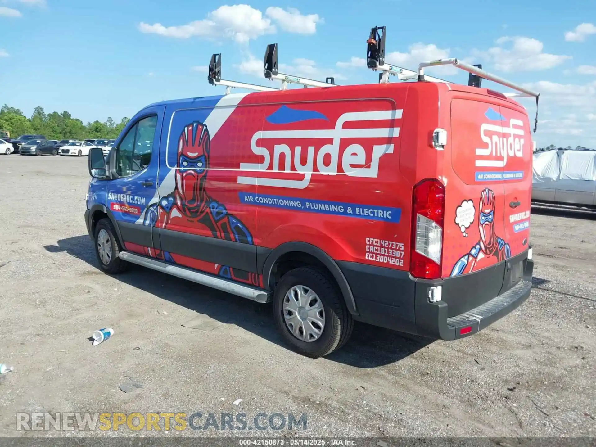 3 Photograph of a damaged car 1FTBR1Y81MKA26244 FORD TRANSIT-250 2021