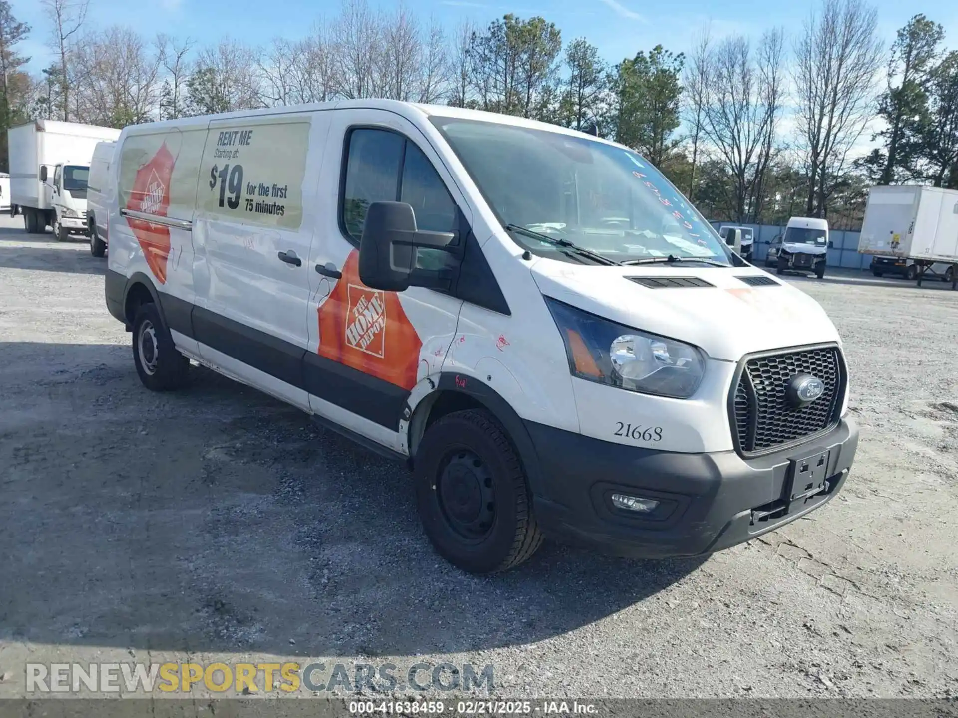1 Photograph of a damaged car 1FTBR1Y81MKA76335 FORD TRANSIT-250 2021