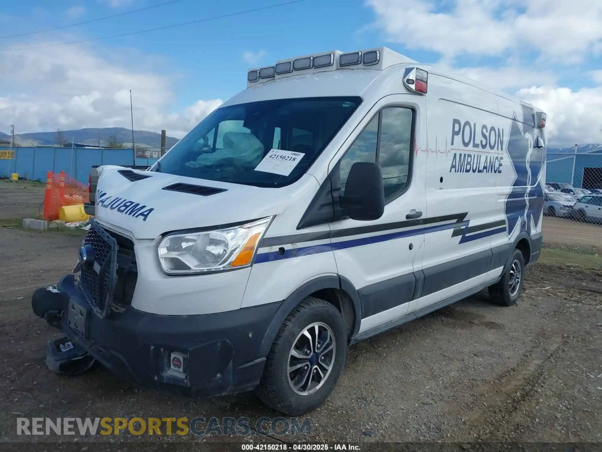 2 Photograph of a damaged car 1FDBR1CG6NKA76214 FORD TRANSIT-250 2022
