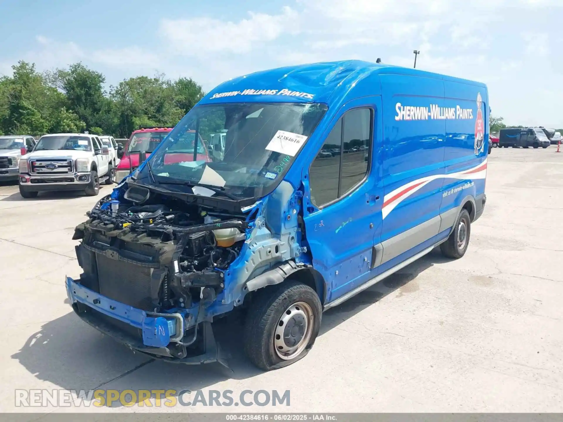 2 Photograph of a damaged car 1FTBR1C8XPKB05732 FORD TRANSIT-250 2023