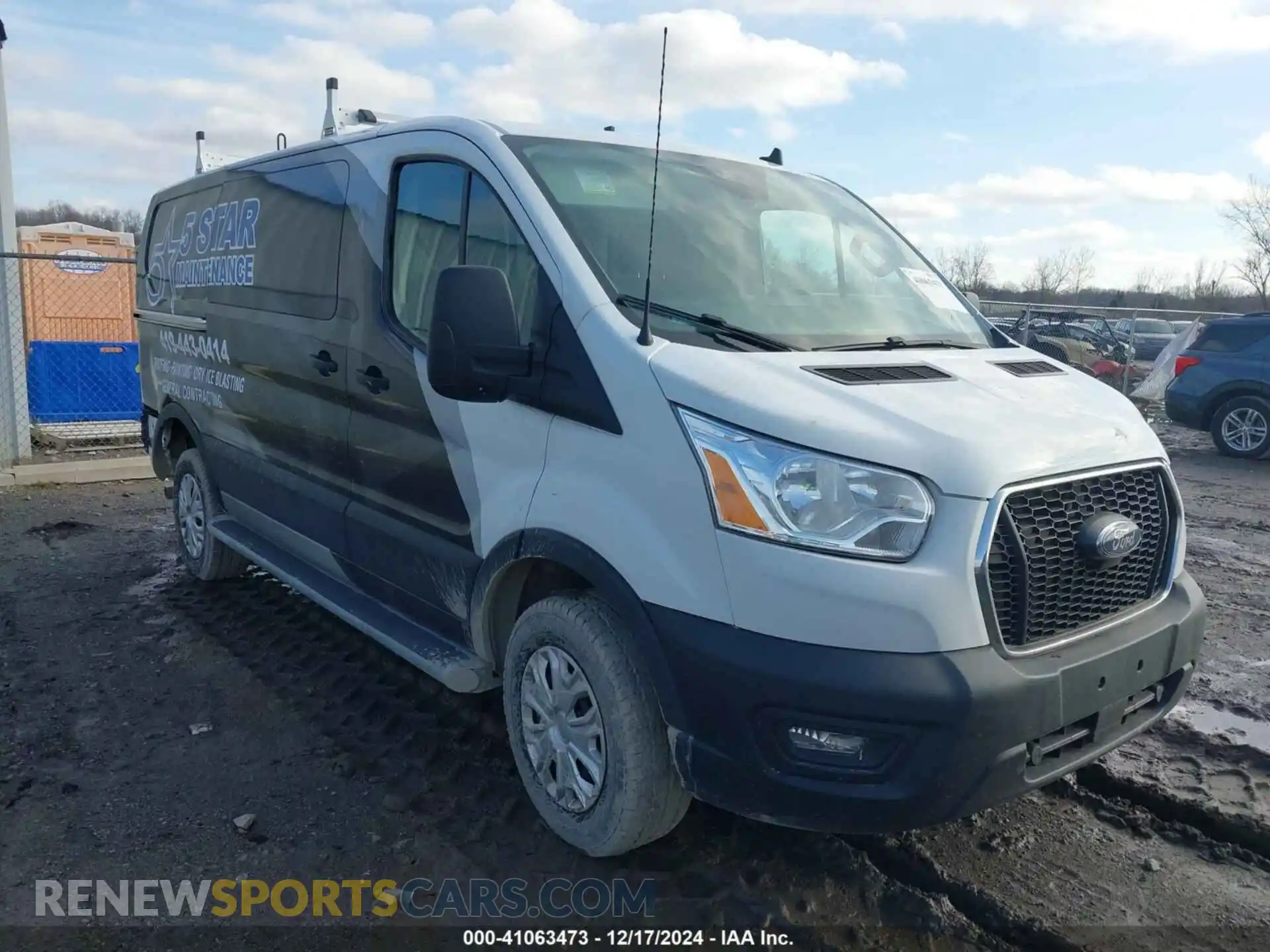 1 Photograph of a damaged car 1FTBR1Y81MKA56330 FORD TRANSIT-250 CARGO VAN 2021