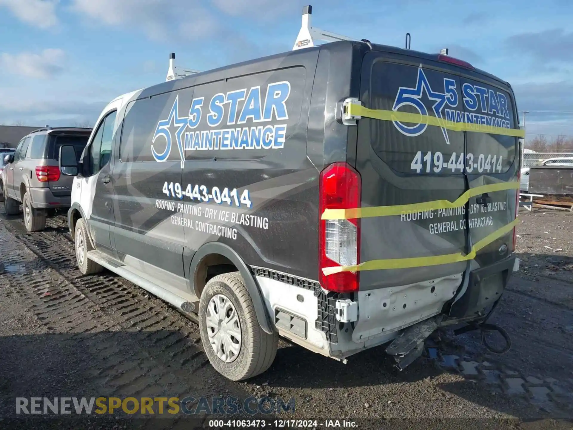 3 Photograph of a damaged car 1FTBR1Y81MKA56330 FORD TRANSIT-250 CARGO VAN 2021