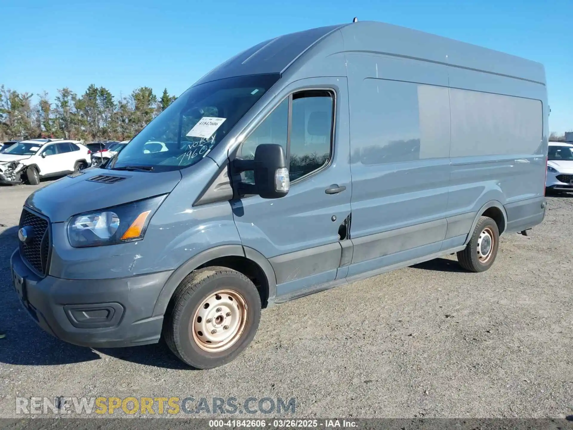 2 Photograph of a damaged car 1FTBR3X8XMKA57960 FORD TRANSIT-250 CARGO VAN 2021