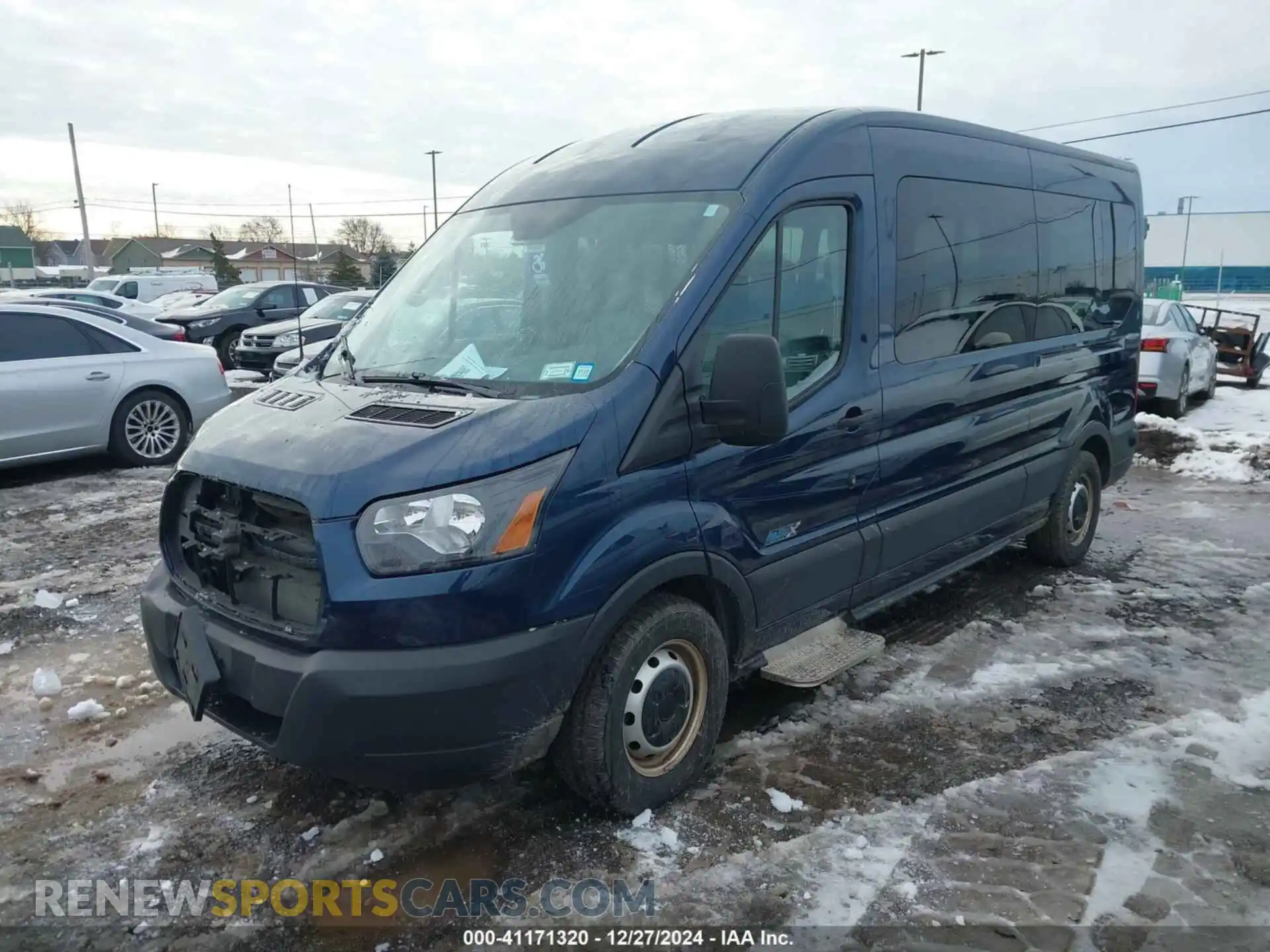 2 Photograph of a damaged car 1FDZX2CM0KKA07076 FORD TRANSIT-350 2019