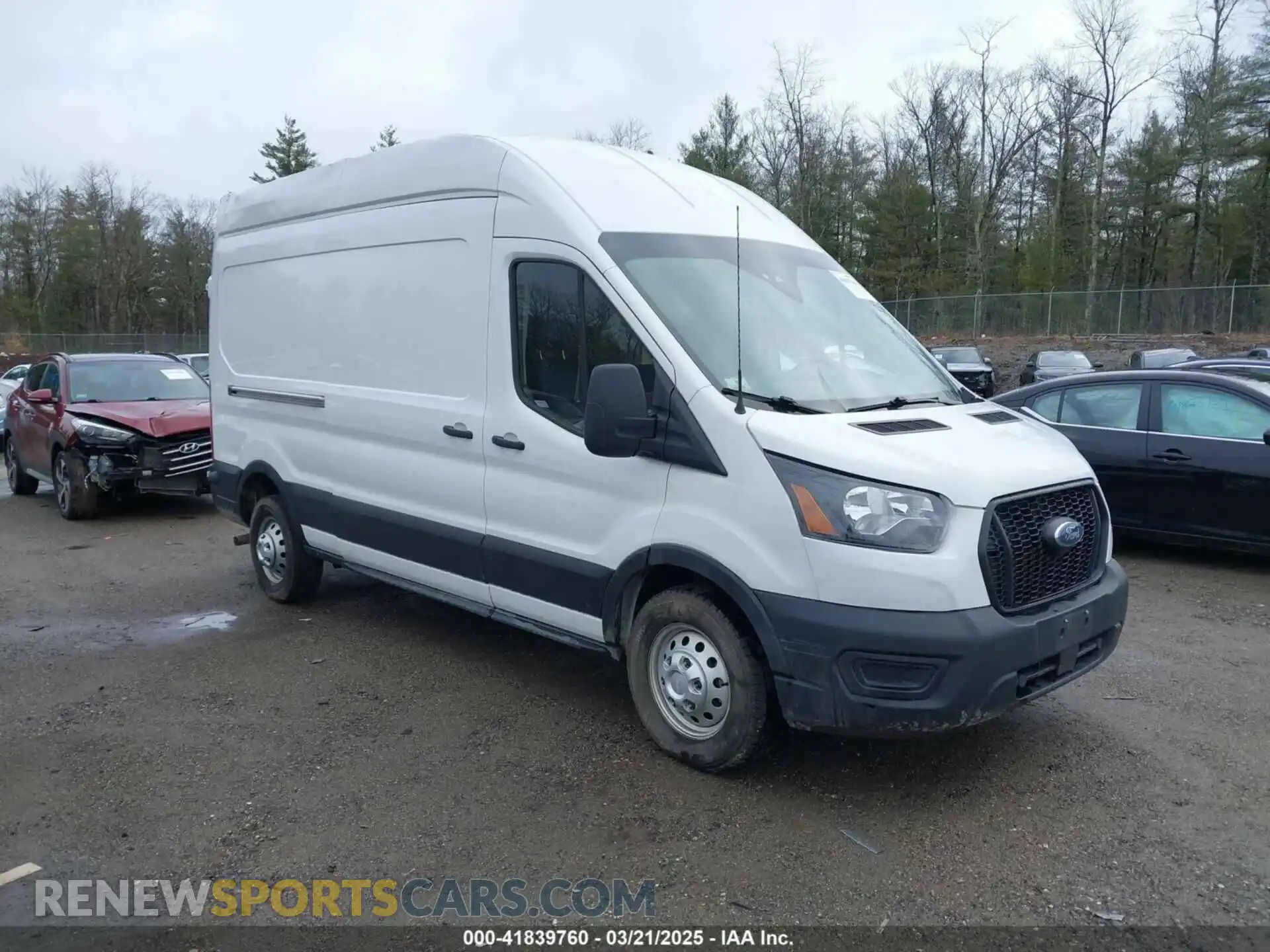 1 Photograph of a damaged car 1FTBW2X84NKA57747 FORD TRANSIT-350 2022