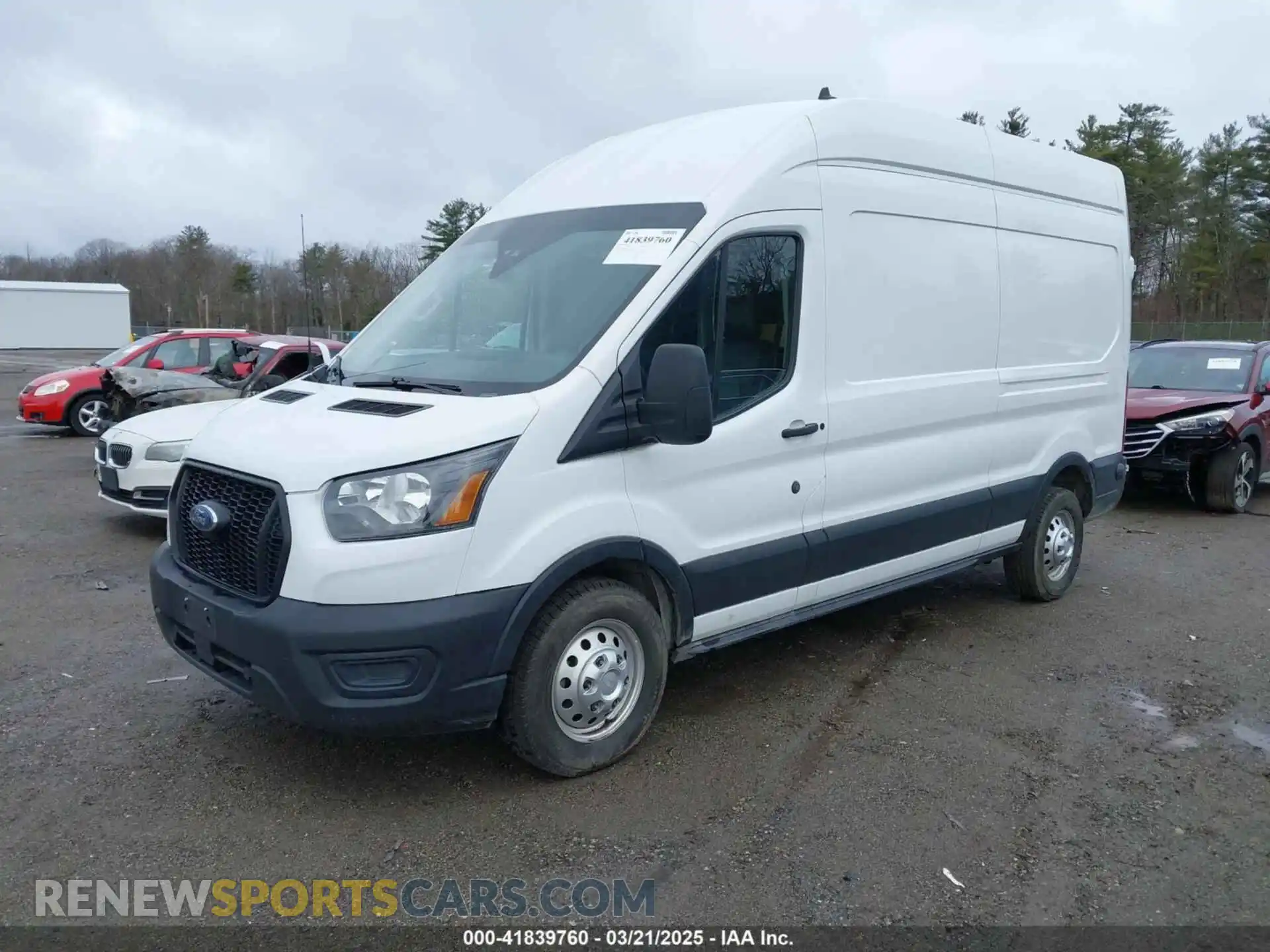 2 Photograph of a damaged car 1FTBW2X84NKA57747 FORD TRANSIT-350 2022