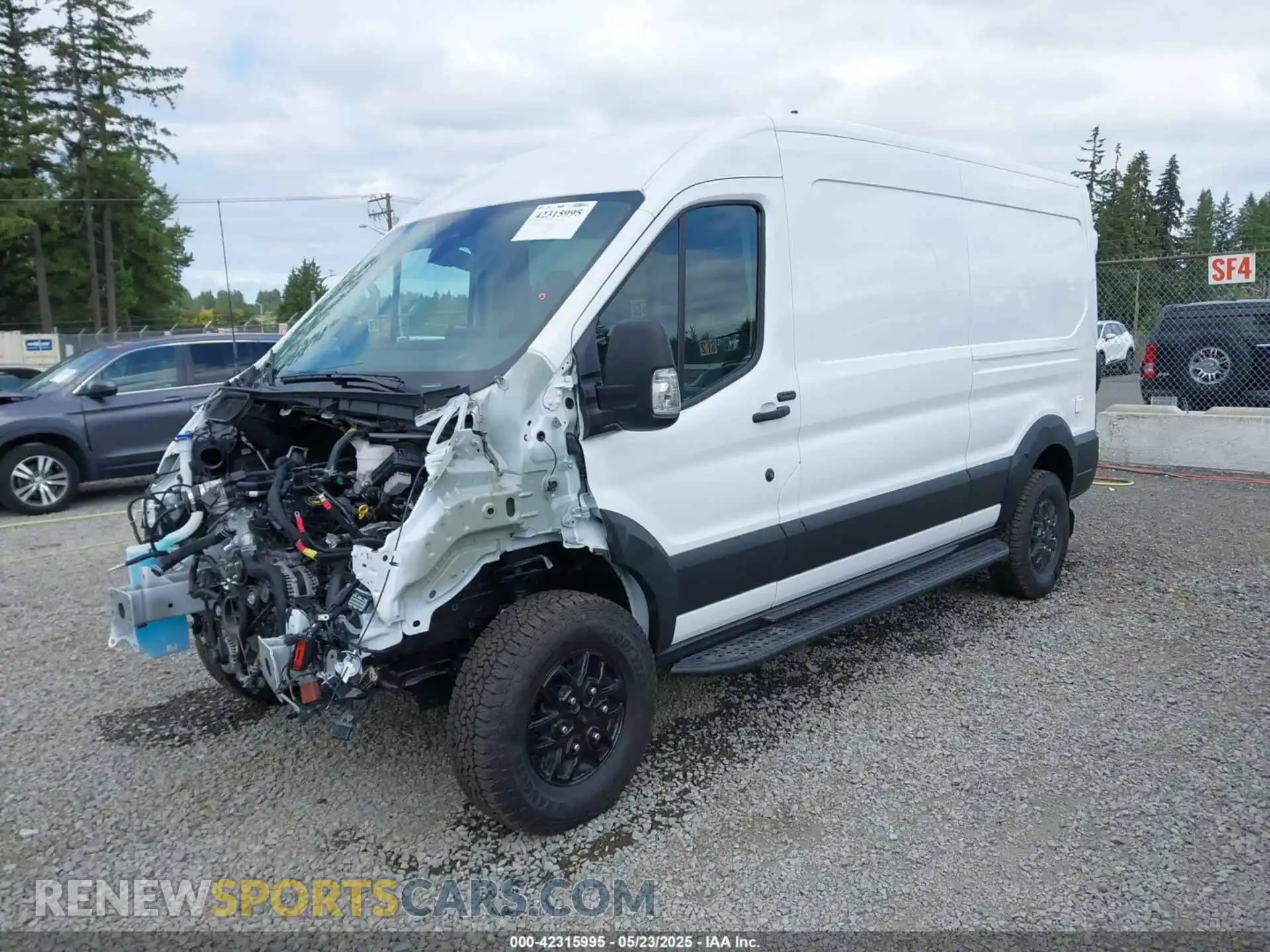 2 Photograph of a damaged car 1FTBW2CG4PKB63843 FORD TRANSIT-350 2023