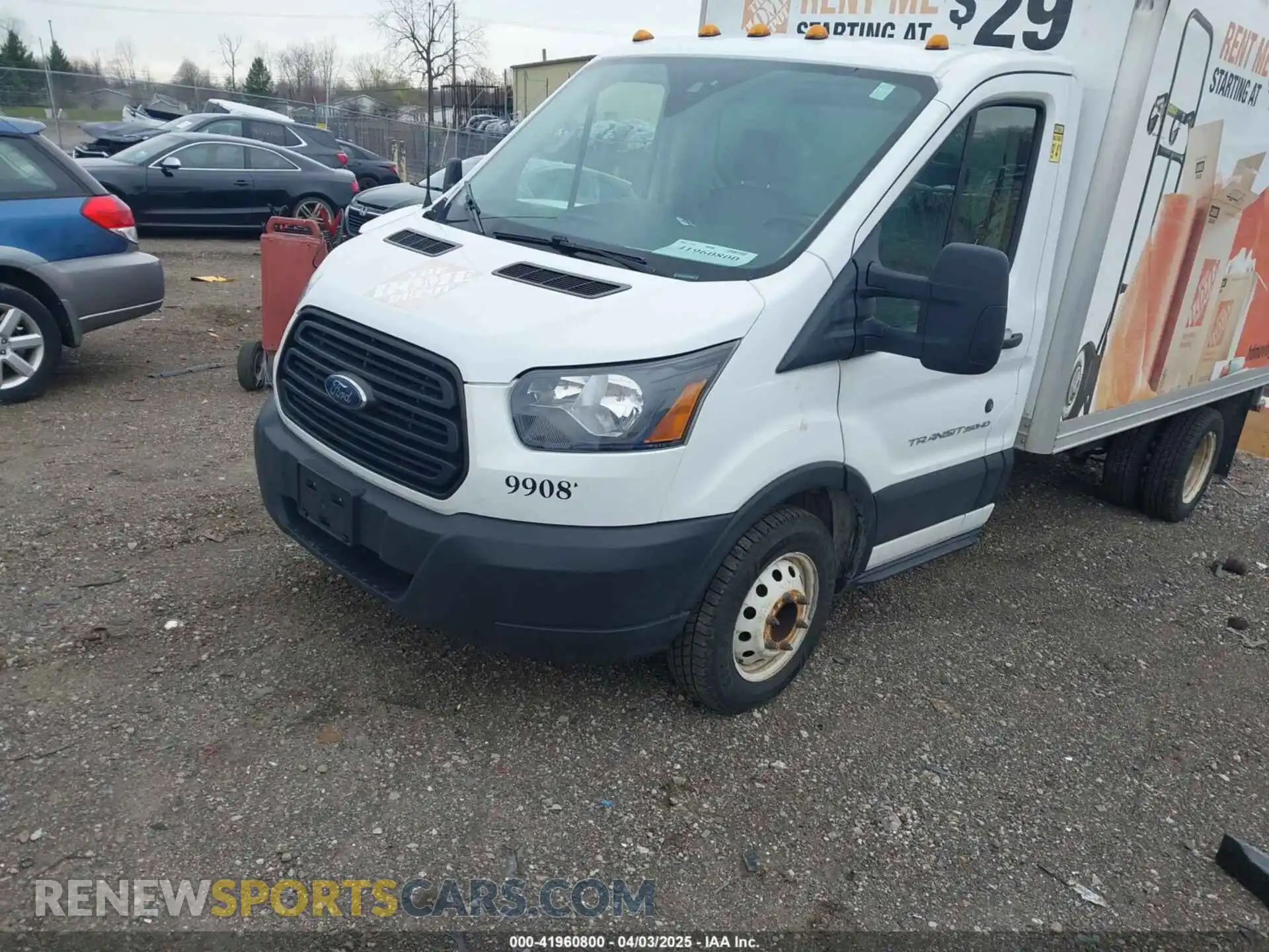 2 Photograph of a damaged car 1FDBF8ZM1KKA38495 FORD TRANSIT-350 CAB 2019