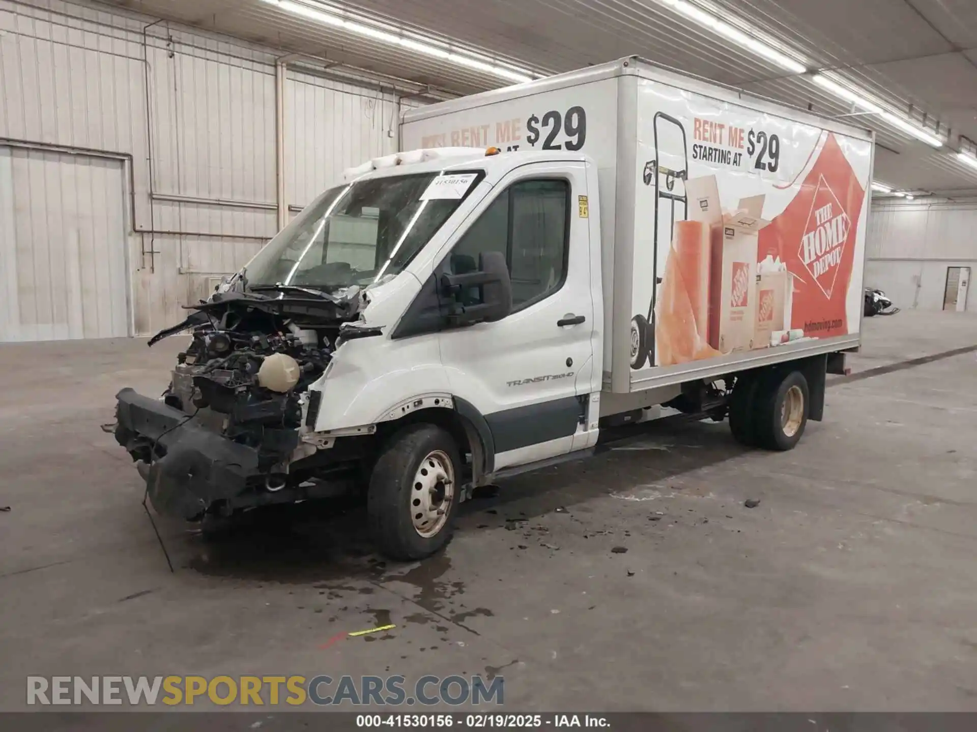 2 Photograph of a damaged car 1FDBF8ZM3KKA86984 FORD TRANSIT-350 CAB 2019