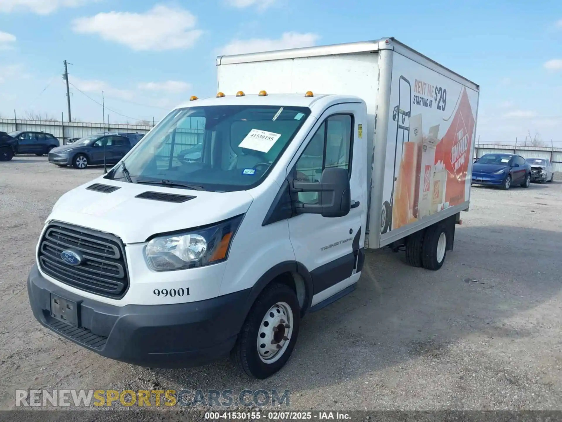 2 Photograph of a damaged car 1FDBF8ZM5KKA38581 FORD TRANSIT-350 CAB 2019