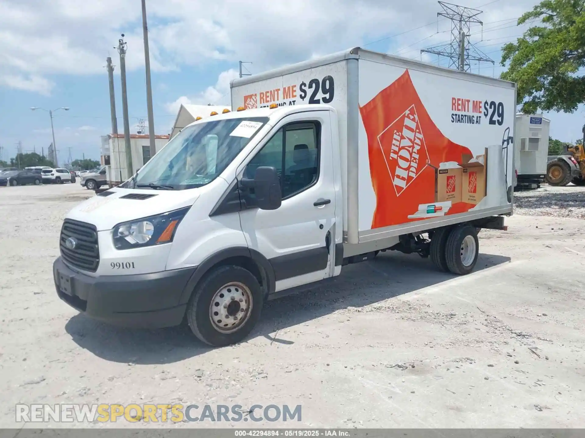 2 Photograph of a damaged car 1FDBF8ZM6KKA67975 FORD TRANSIT-350 CAB 2019