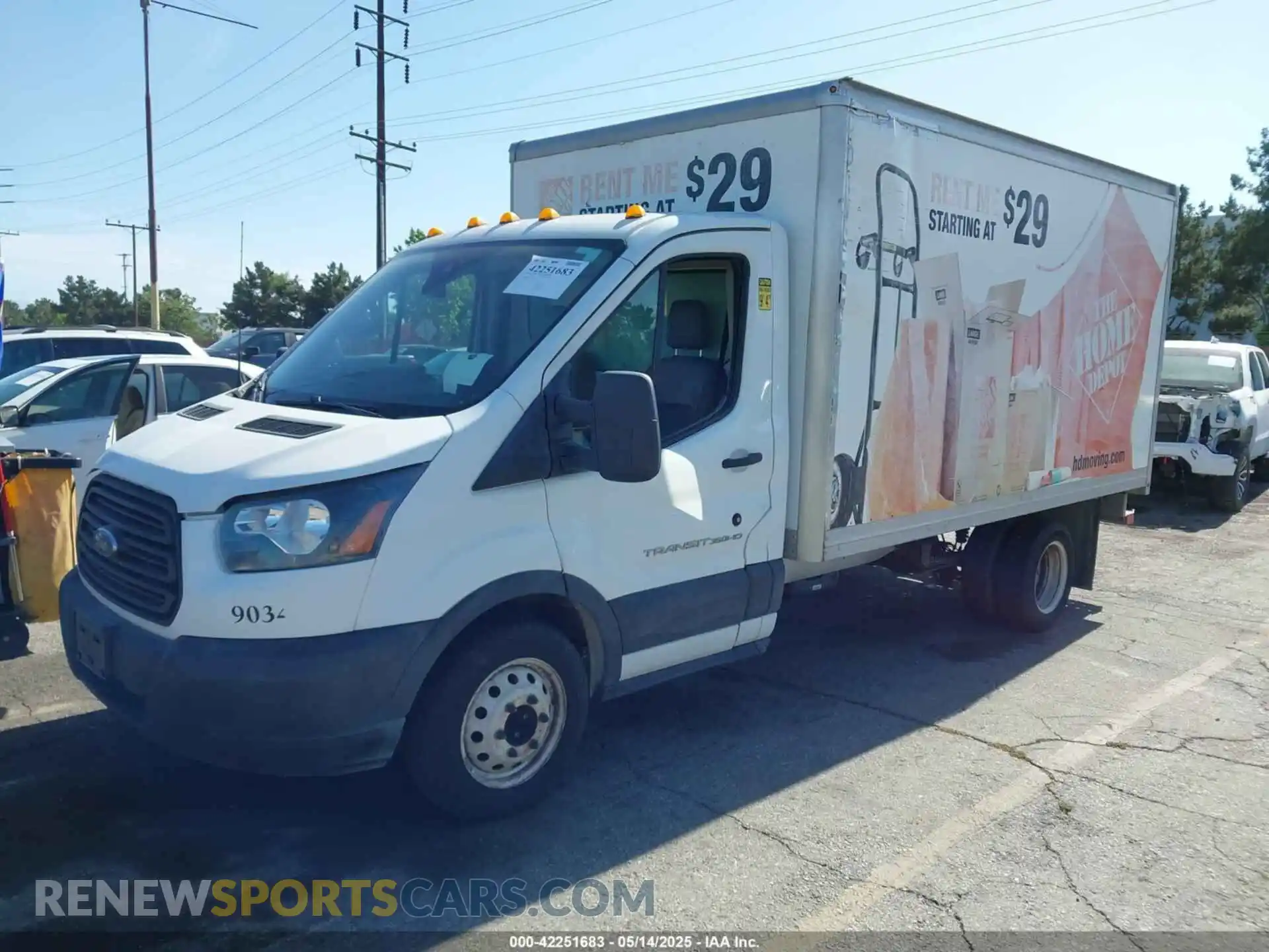 2 Photograph of a damaged car 1FDBF8ZM7KKA38548 FORD TRANSIT-350 CAB 2019