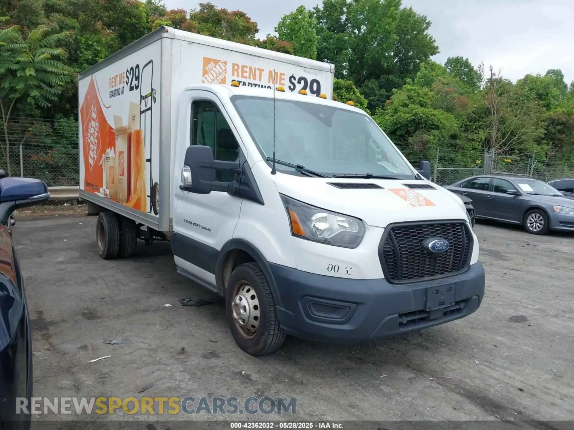 1 Photograph of a damaged car 1FDBF6Z80LKA32244 FORD TRANSIT-350 CAB 2020