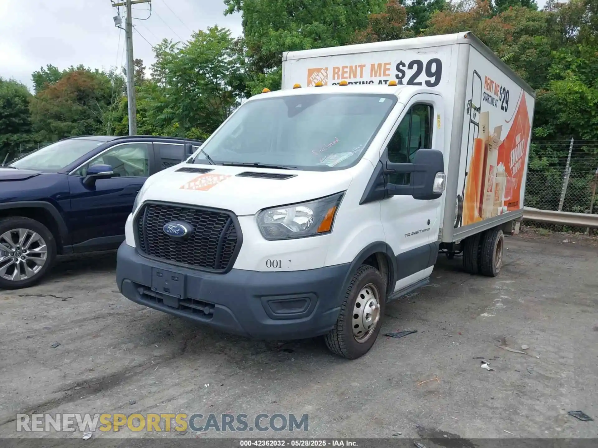 2 Photograph of a damaged car 1FDBF6Z80LKA32244 FORD TRANSIT-350 CAB 2020