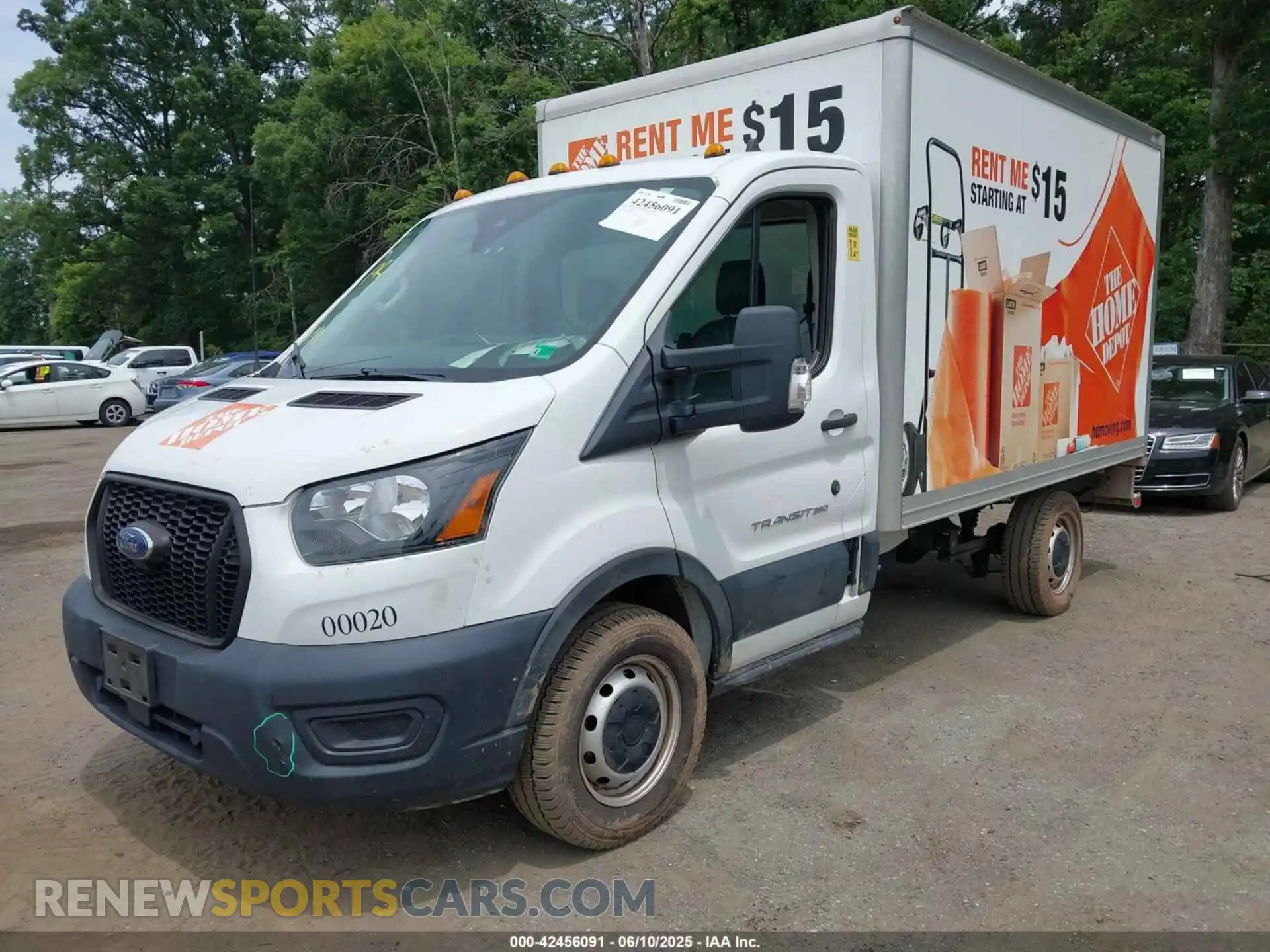 2 Photograph of a damaged car 1FDBW5Z80LKA32383 FORD TRANSIT-350 CAB 2020