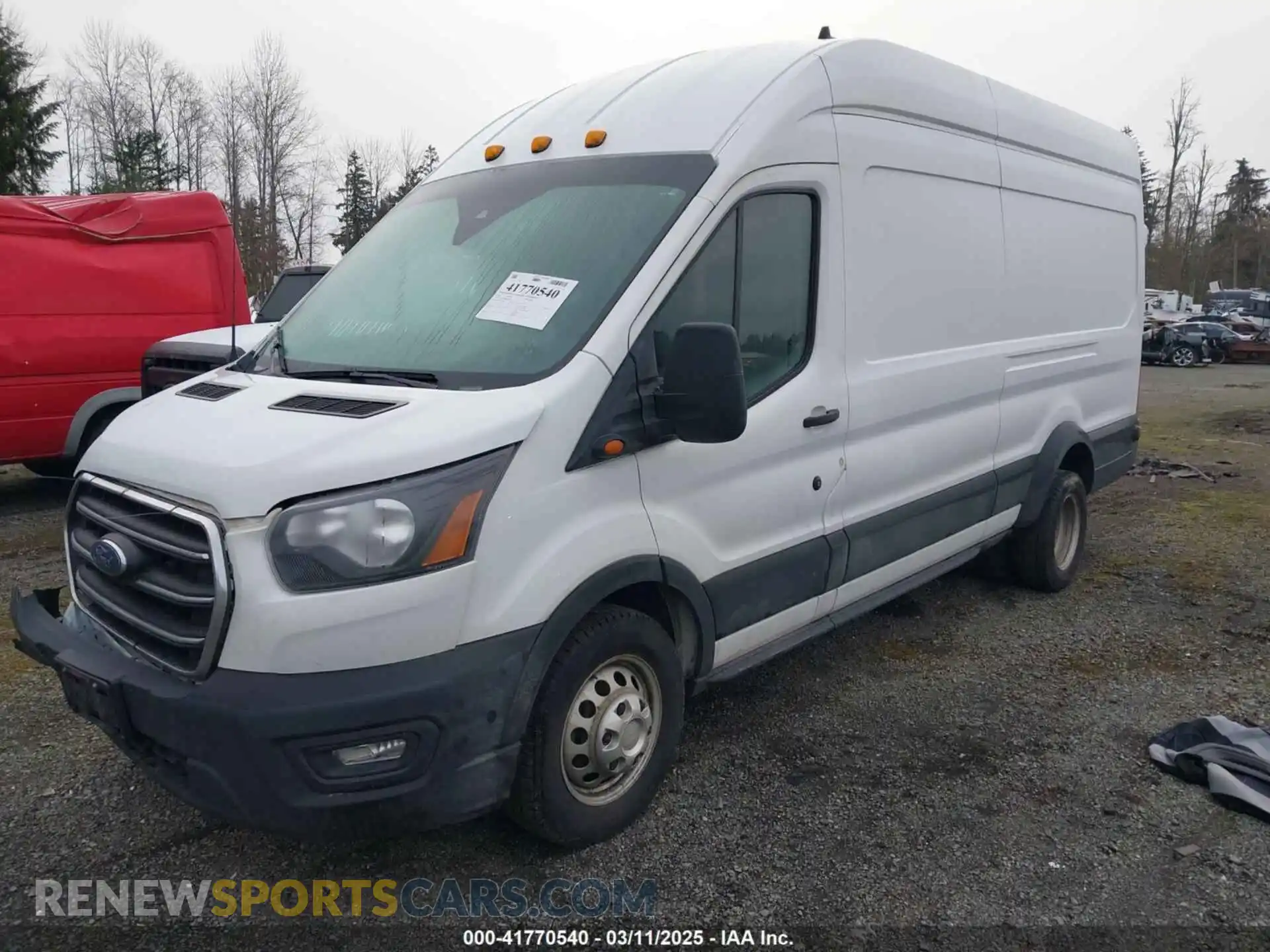 2 Photograph of a damaged car 1FTRS4UG4LKB25740 FORD TRANSIT-350 CARGO VAN 2020