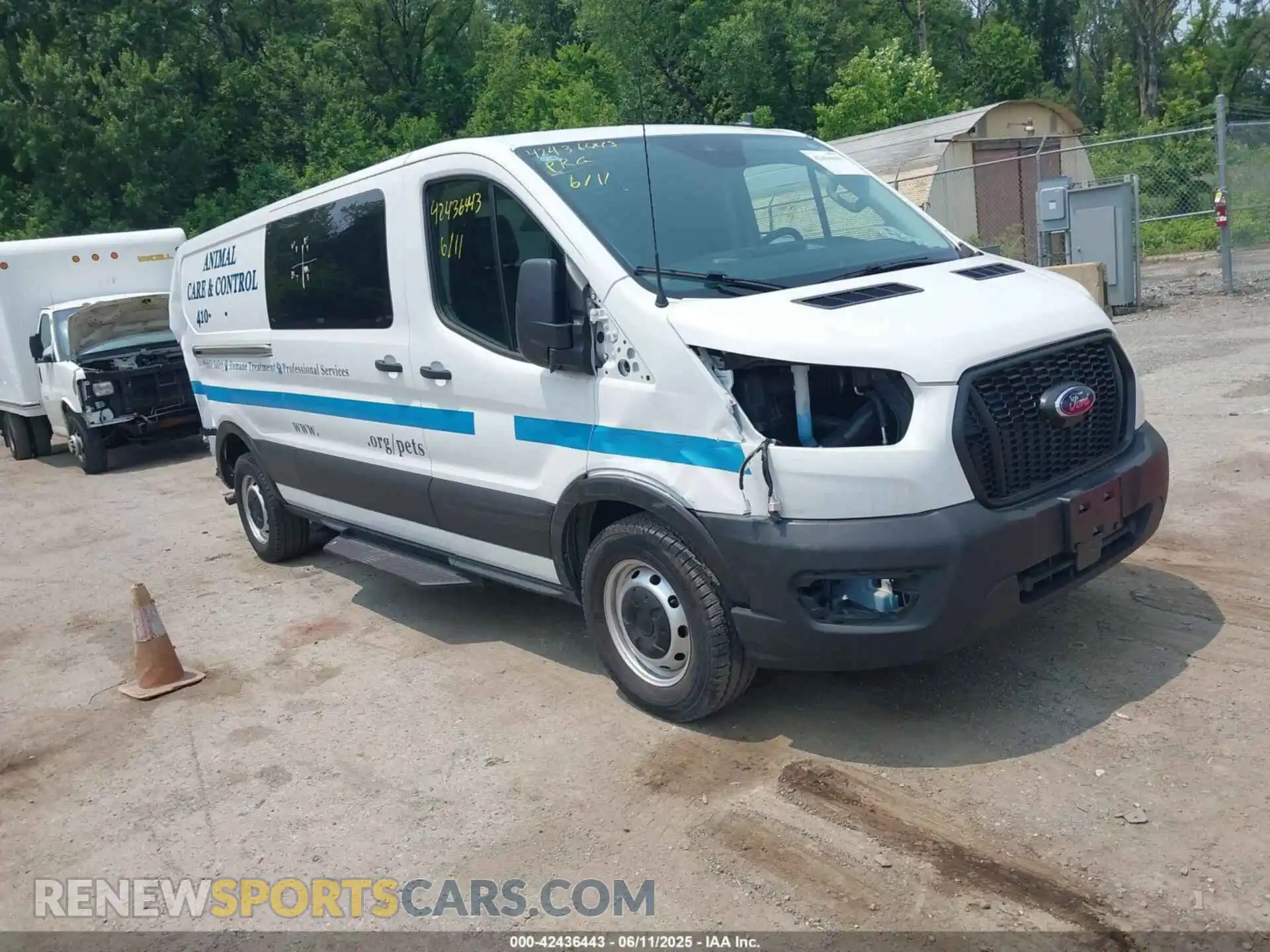 1 Photograph of a damaged car 1FTBW1Y85RKA00455 FORD TRANSIT-350 CARGO VAN 2024