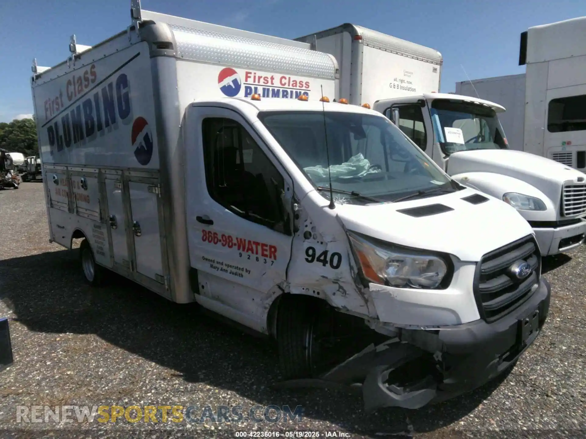 1 Photograph of a damaged car 1FDBF6P89MKA85805 FORD TRANSIT-350 CUTAWAY 2021