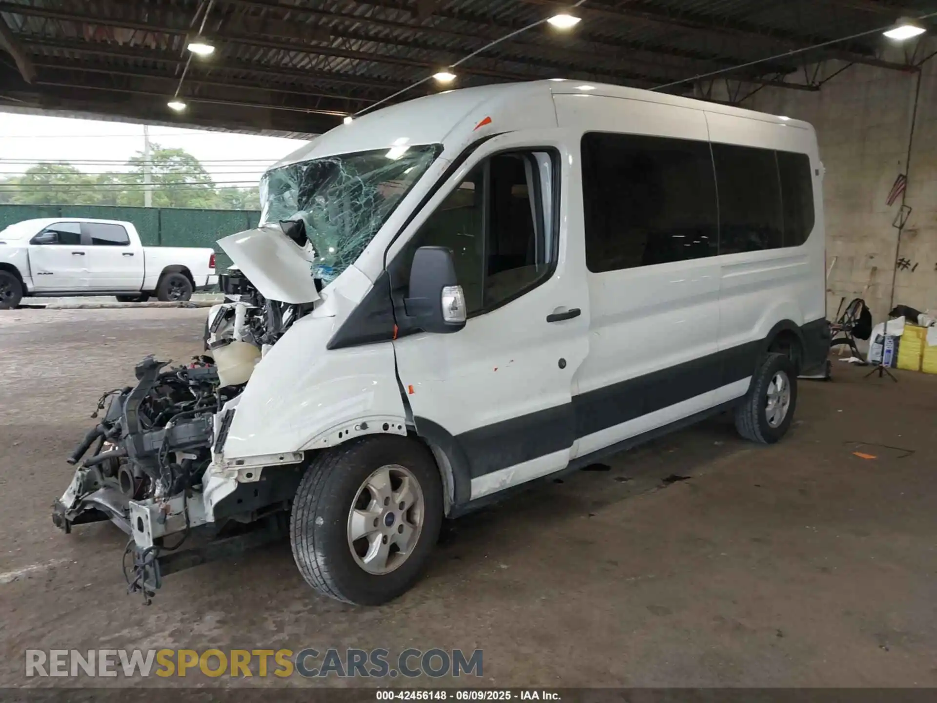 2 Photograph of a damaged car 1FBAX2C83LKA24741 FORD TRANSIT-350 PASSENGER VAN 2020