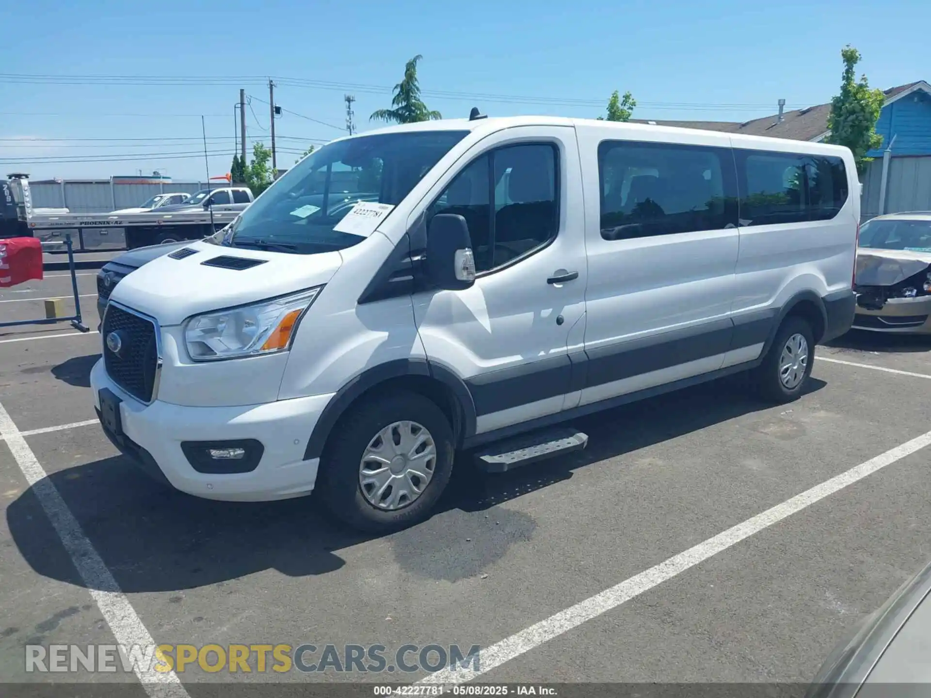 2 Photograph of a damaged car 1FBAX2Y81MKA64794 FORD TRANSIT-350 PASSENGER VAN 2021