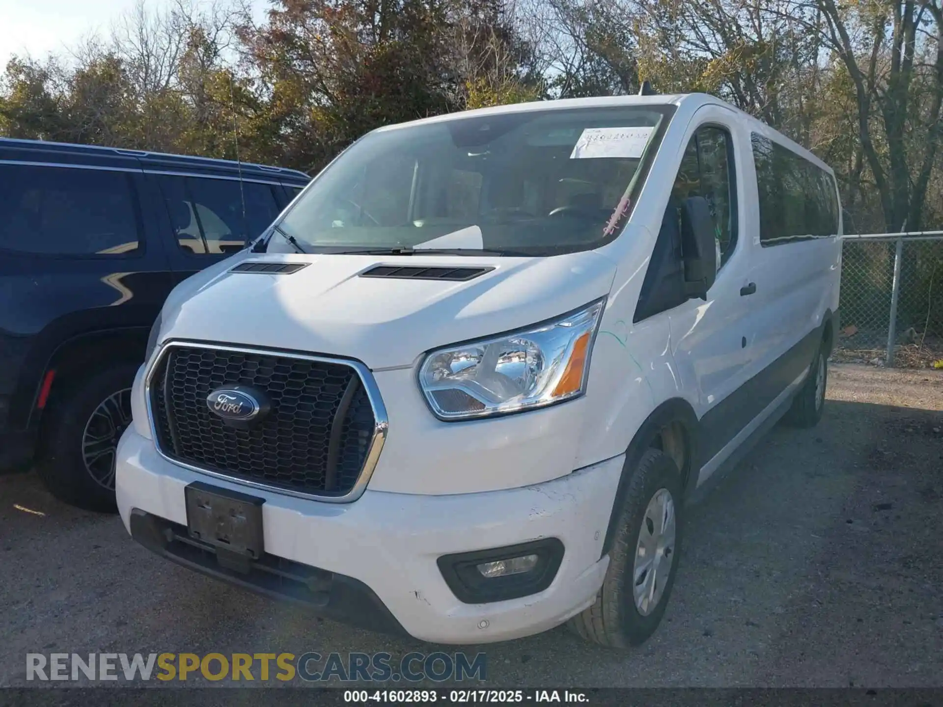 2 Photograph of a damaged car 1FBAX2Y89MKA49850 FORD TRANSIT-350 PASSENGER VAN 2021