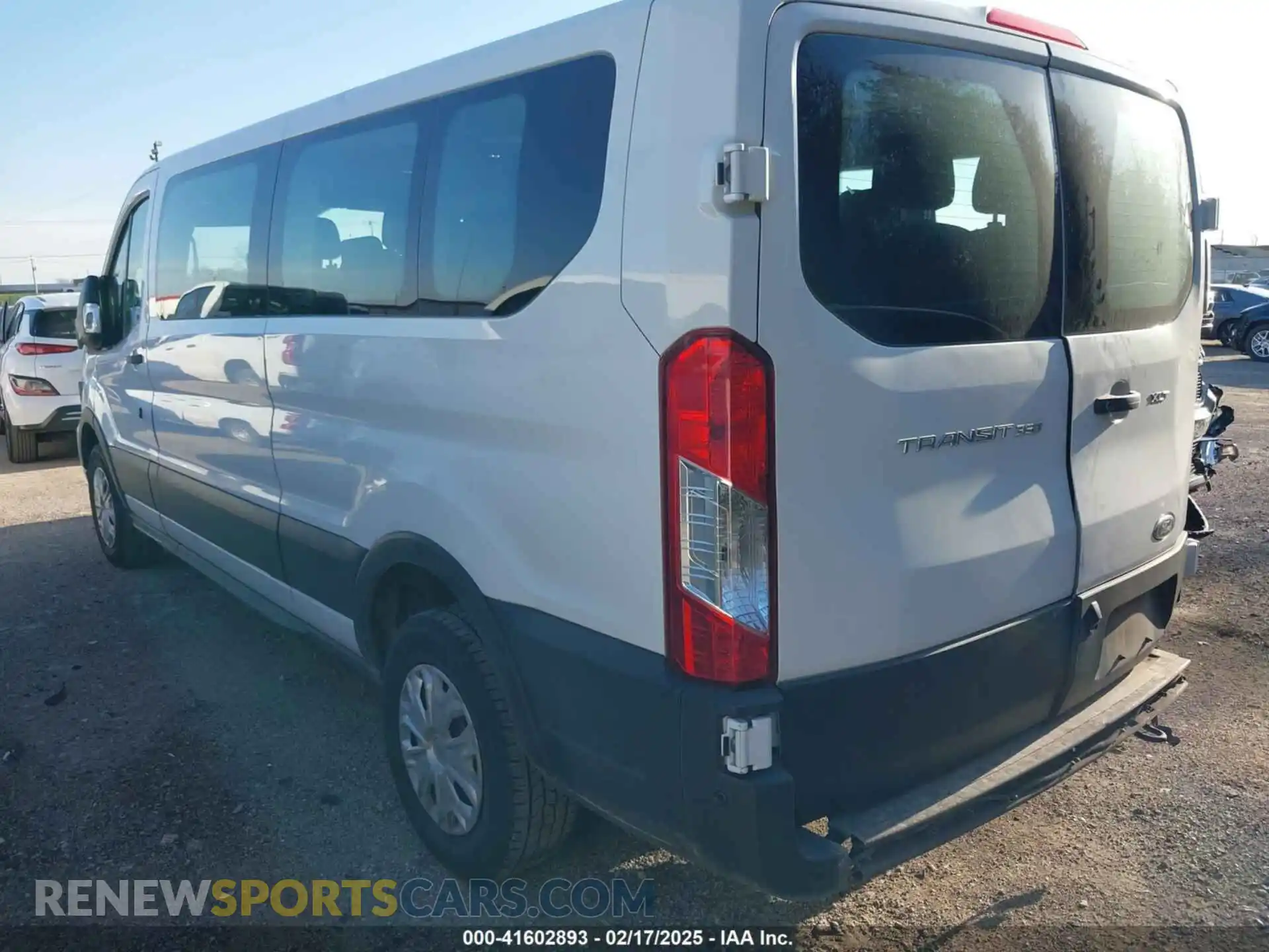 3 Photograph of a damaged car 1FBAX2Y89MKA49850 FORD TRANSIT-350 PASSENGER VAN 2021