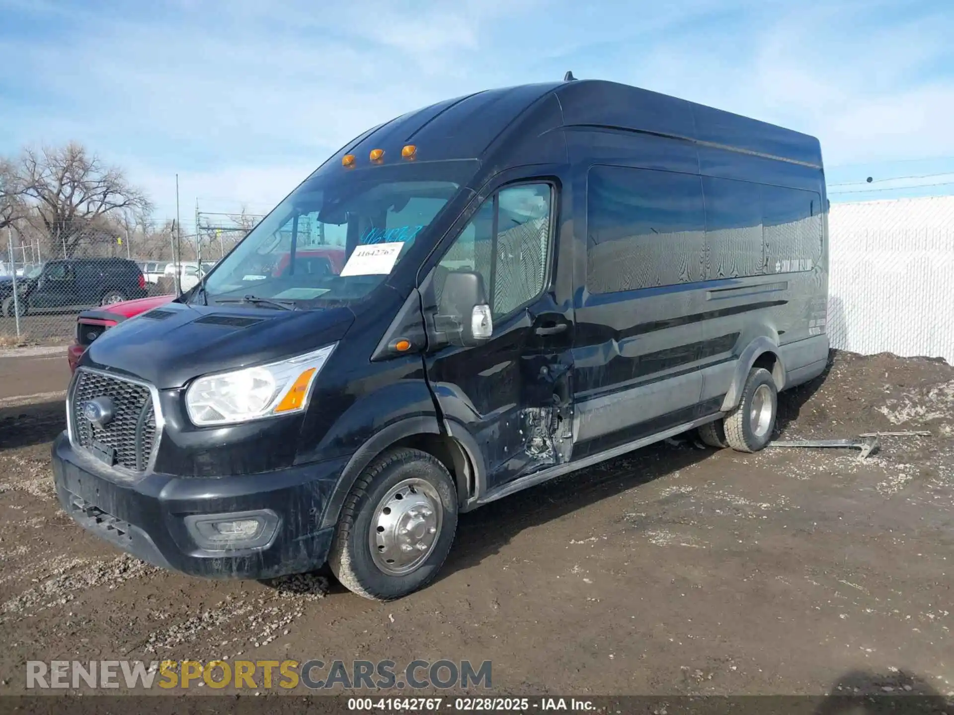 2 Photograph of a damaged car 1FBVU4X8XMKA33308 FORD TRANSIT-350 PASSENGER VAN 2021