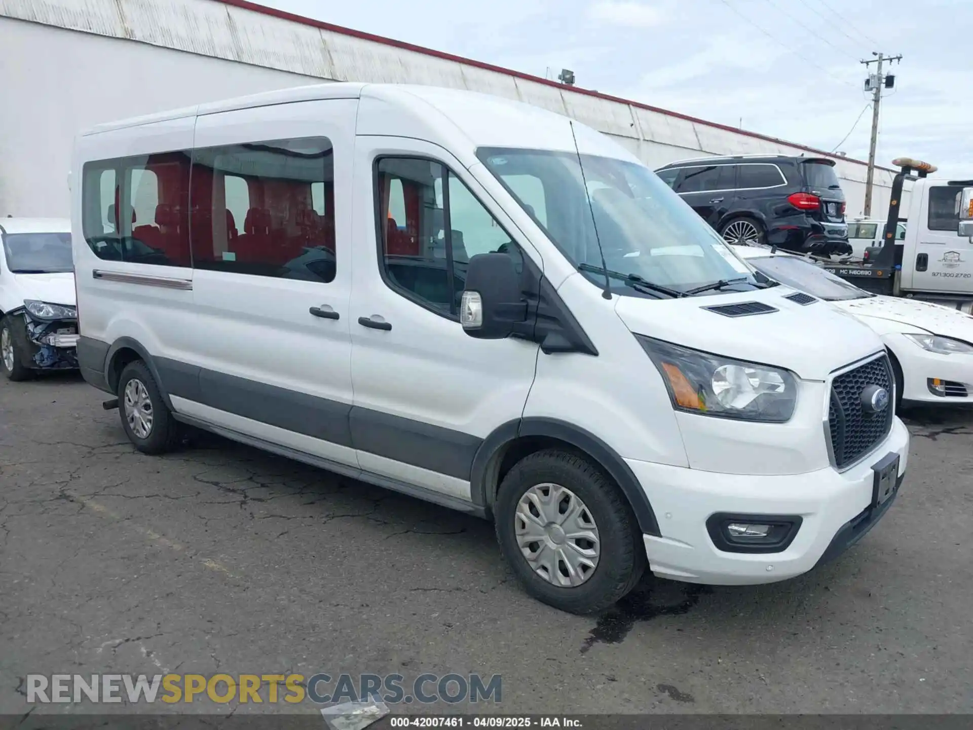 1 Photograph of a damaged car 1FBAX2C80PKA94008 FORD TRANSIT-350 PASSENGER VAN 2023