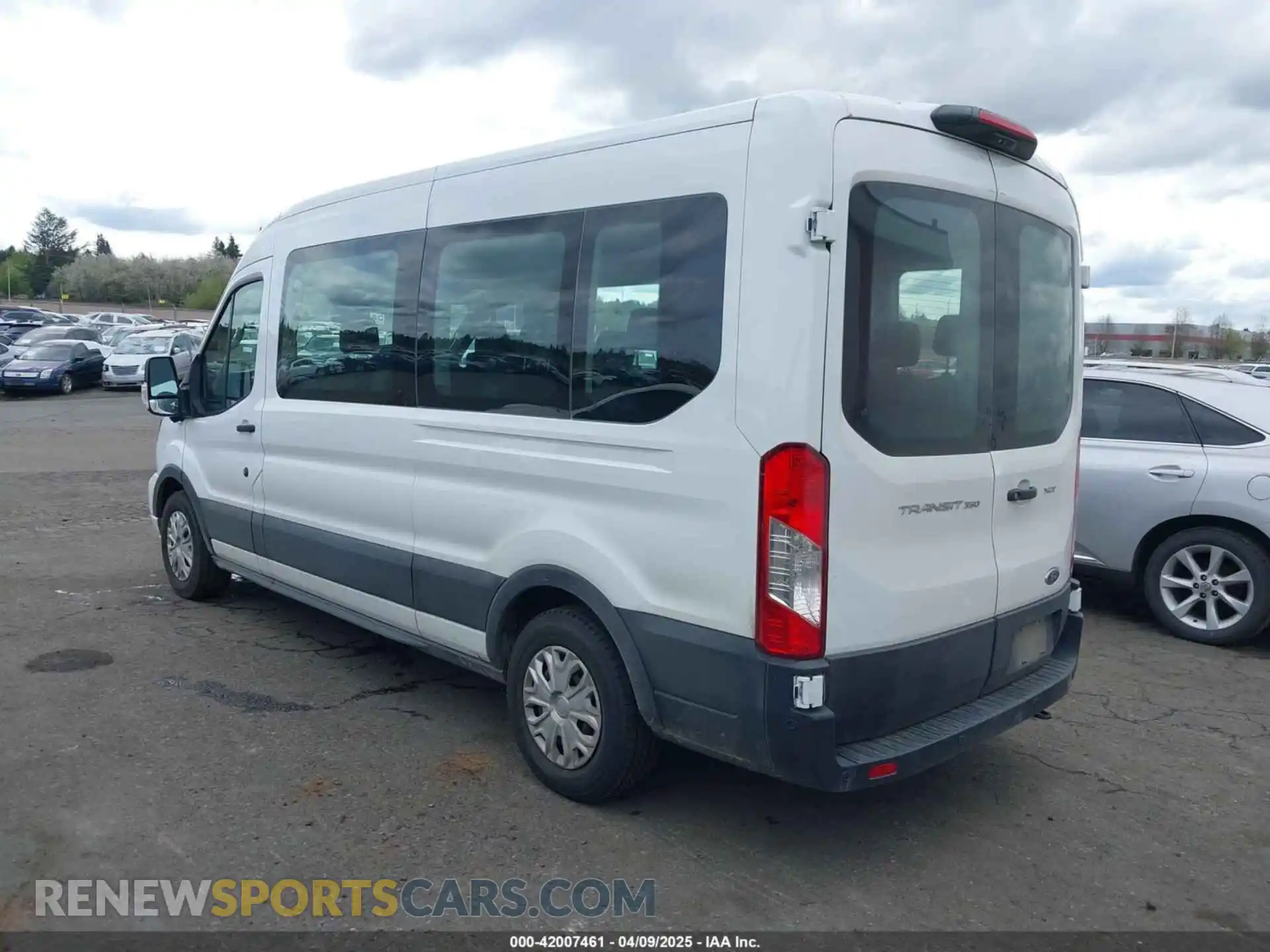 3 Photograph of a damaged car 1FBAX2C80PKA94008 FORD TRANSIT-350 PASSENGER VAN 2023