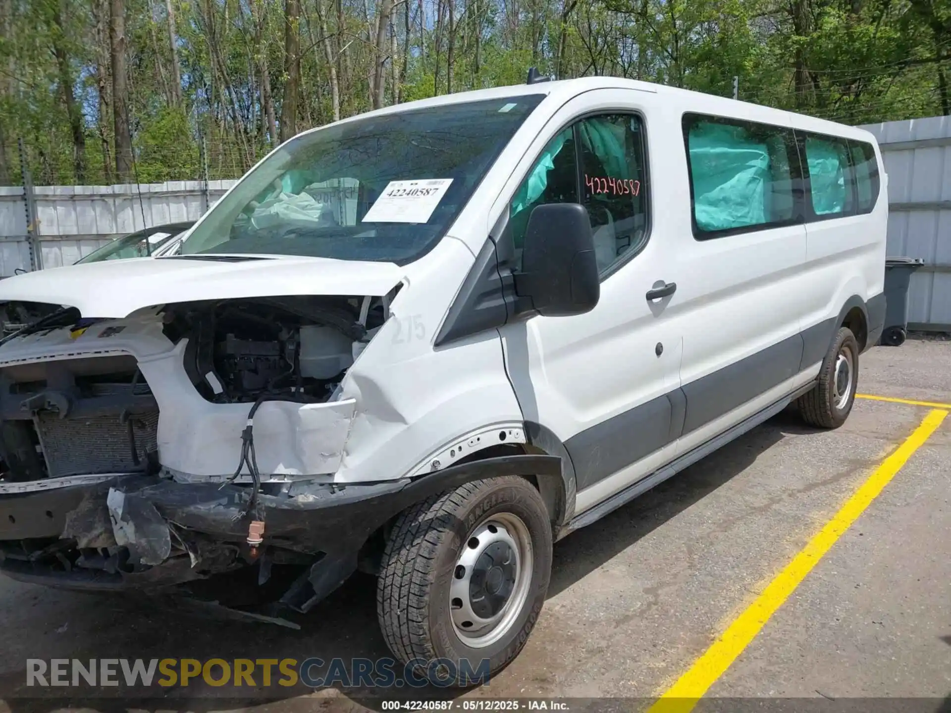 2 Photograph of a damaged car 1FBAX2Y82PKA55722 FORD TRANSIT-350 PASSENGER VAN 2023