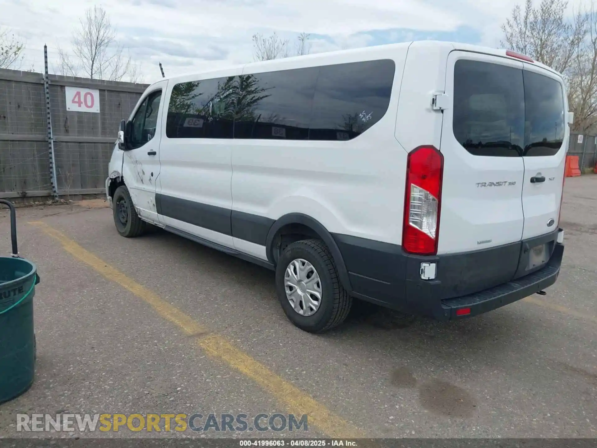3 Photograph of a damaged car 1FBAX2YG3PKA63237 FORD TRANSIT-350 PASSENGER VAN 2023