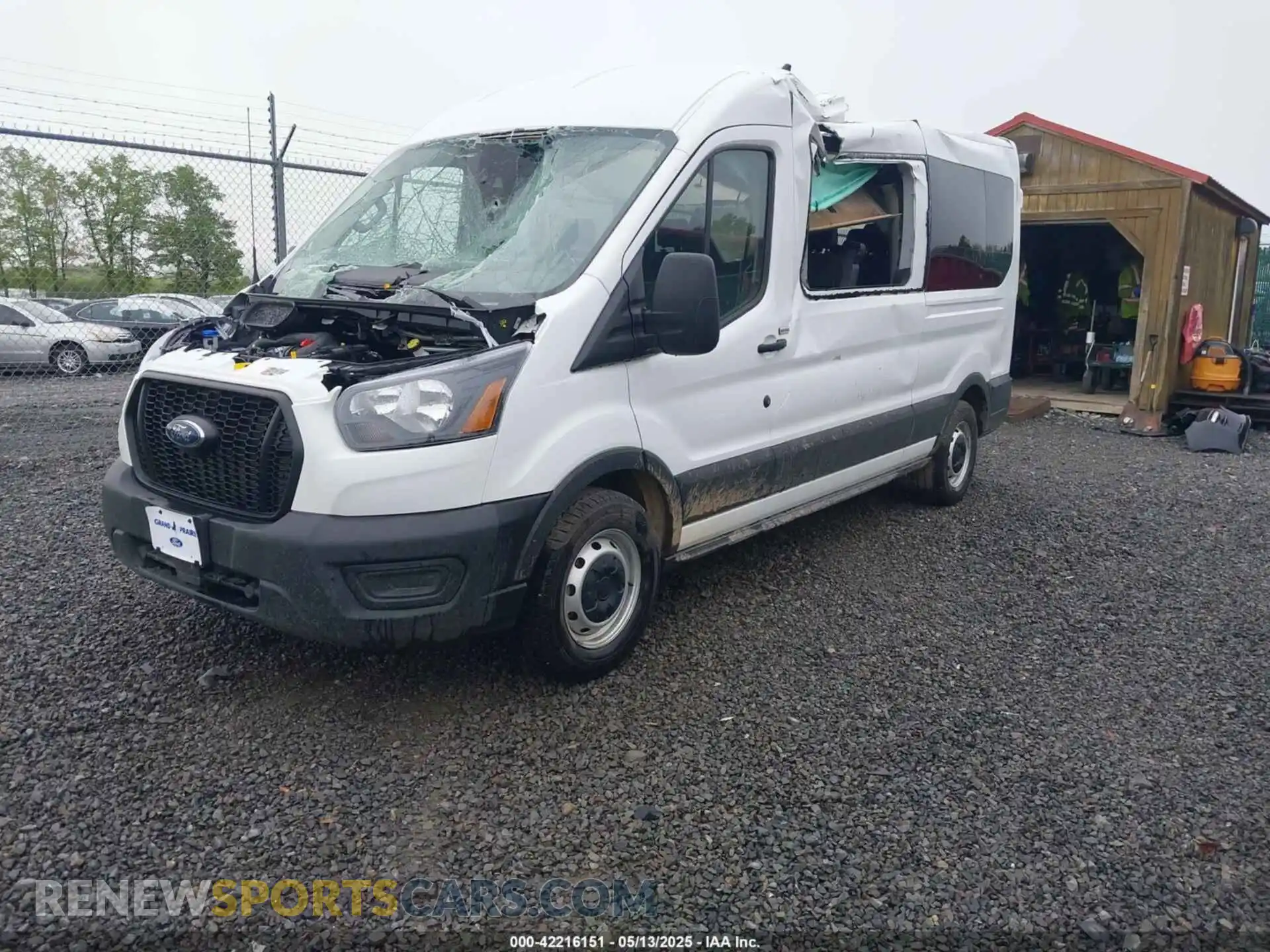 2 Photograph of a damaged car 1FBAX2C89RKB89363 FORD TRANSIT-350 PASSENGER VAN 2024