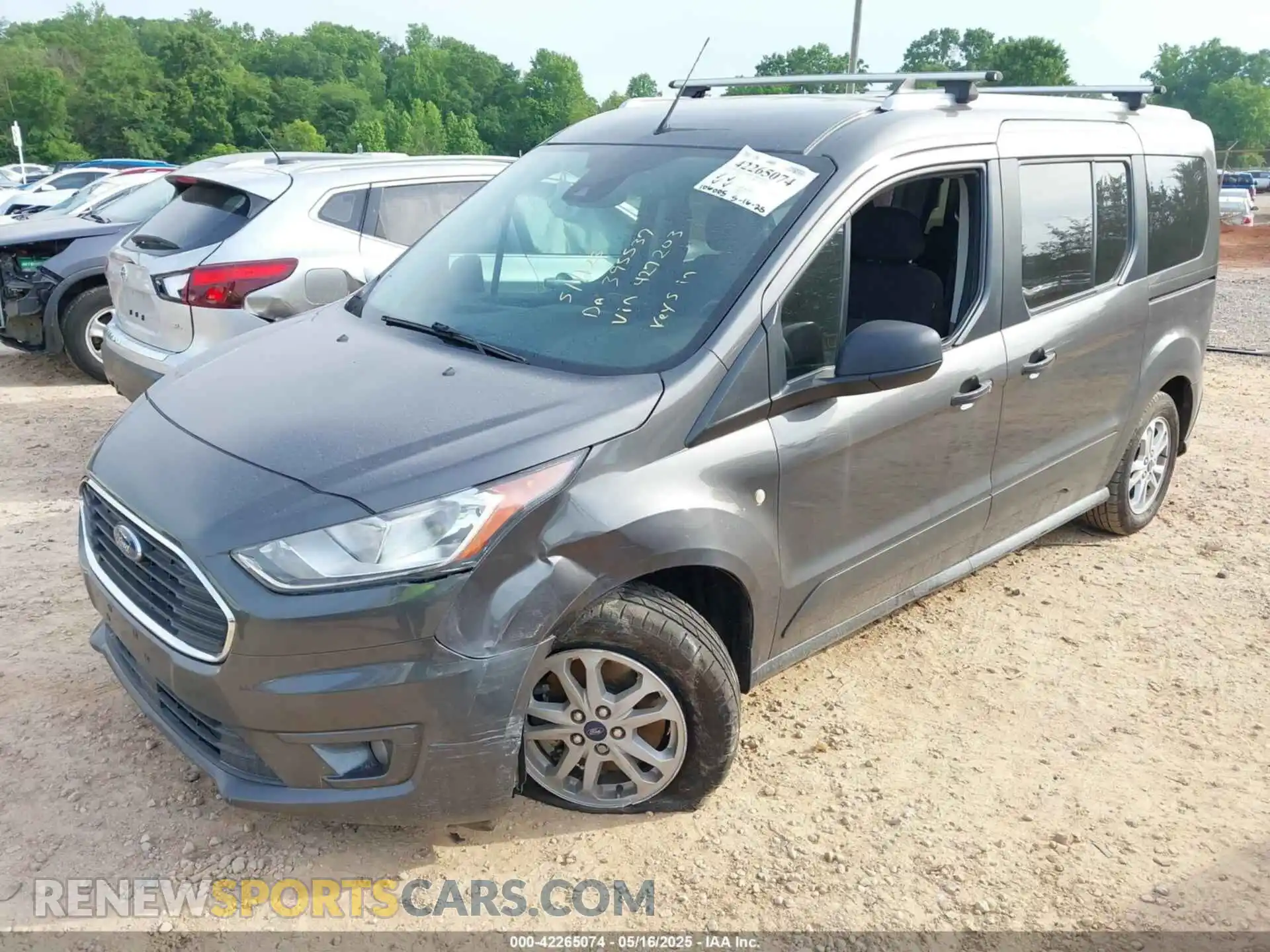 2 Photograph of a damaged car NM0GS9F2XK1427203 FORD TRANSIT CONNECT 2019