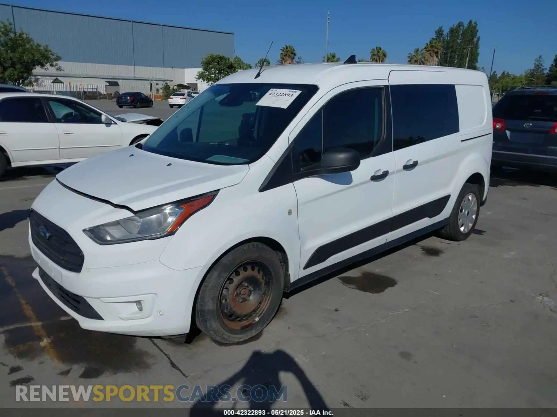 2 fotografías del automóvil dañado NM0LE7F27K1389553 FORD TRANSIT CONNECT 2019