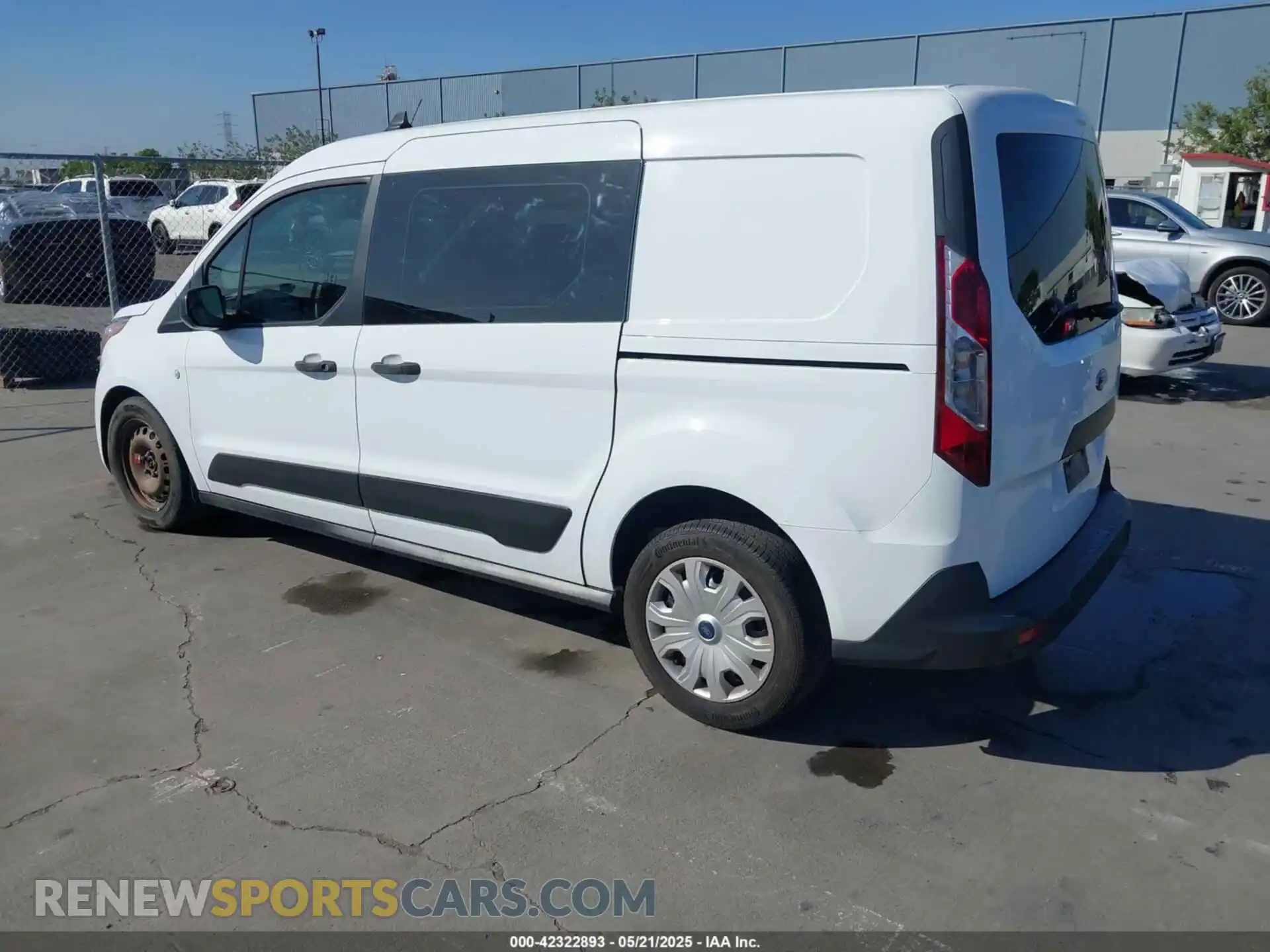 3 fotografías del automóvil dañado NM0LE7F27K1389553 FORD TRANSIT CONNECT 2019
