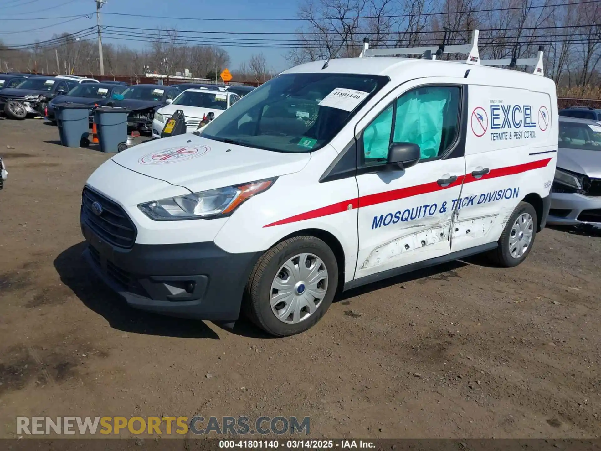2 Photograph of a damaged car NM0LS6E29K1391292 FORD TRANSIT CONNECT 2019